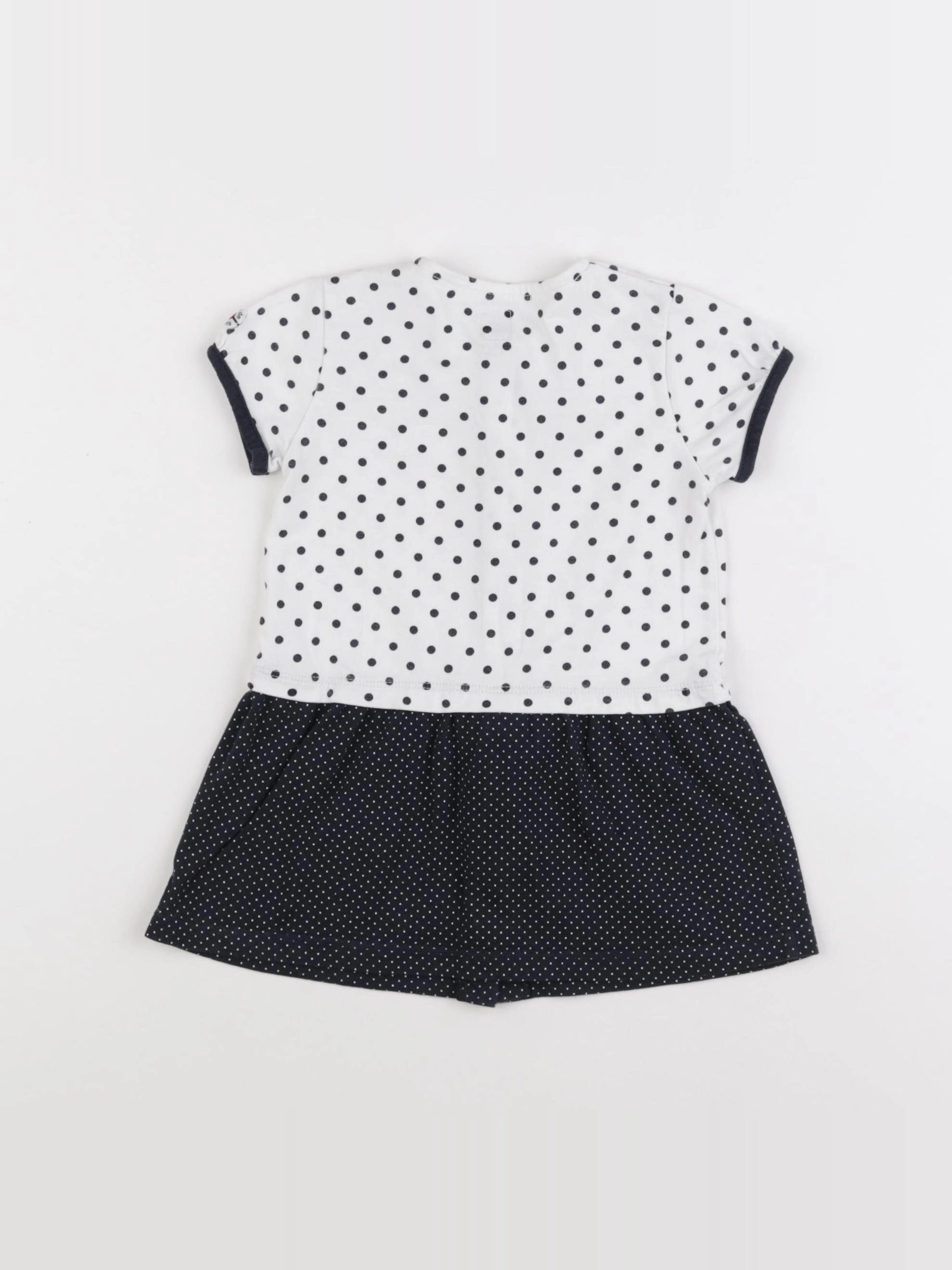 Terre de marins - robe bleu - 18 mois
