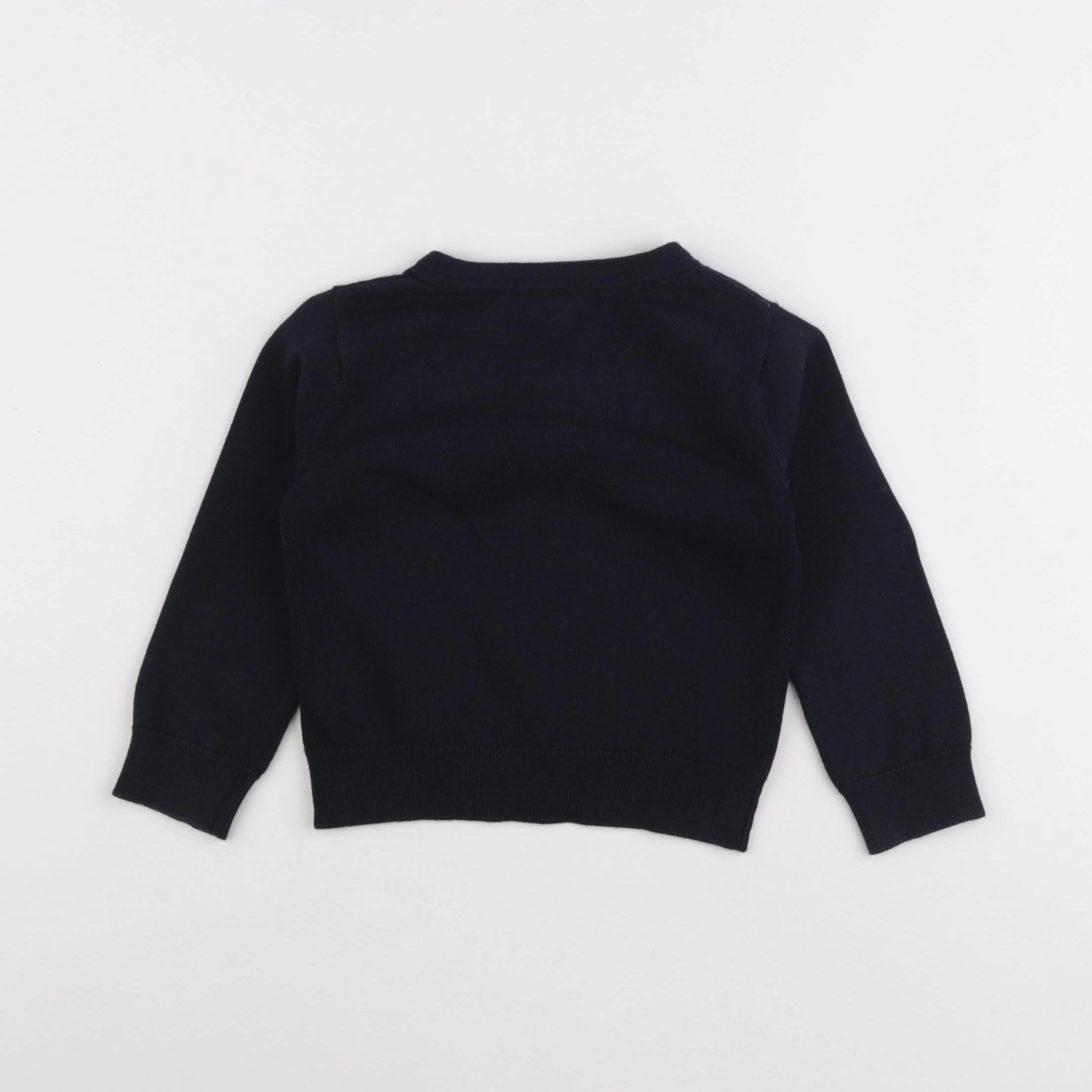 Jacadi - gilet bleu - 24 mois