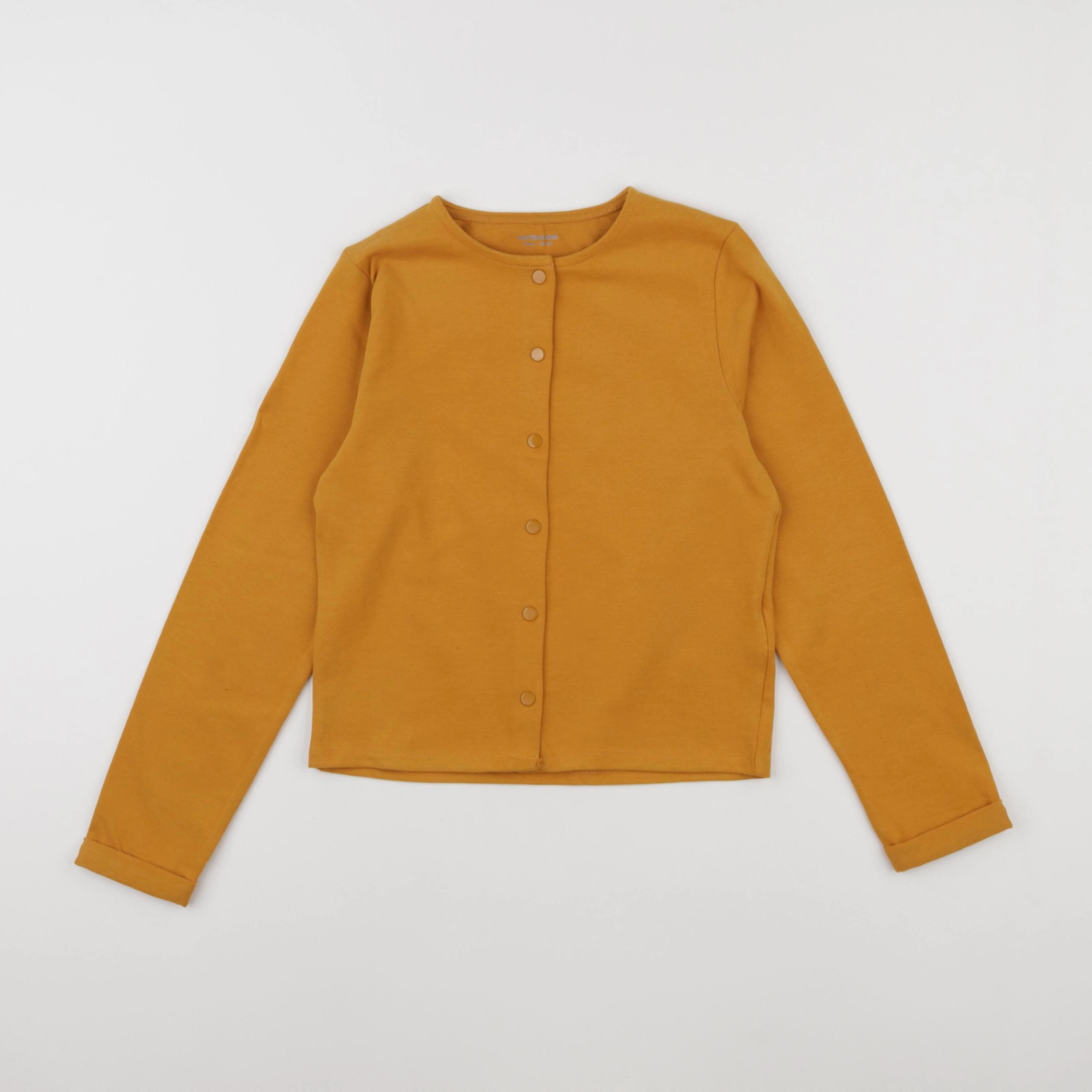 Vertbaudet - sweat jaune - 8 ans