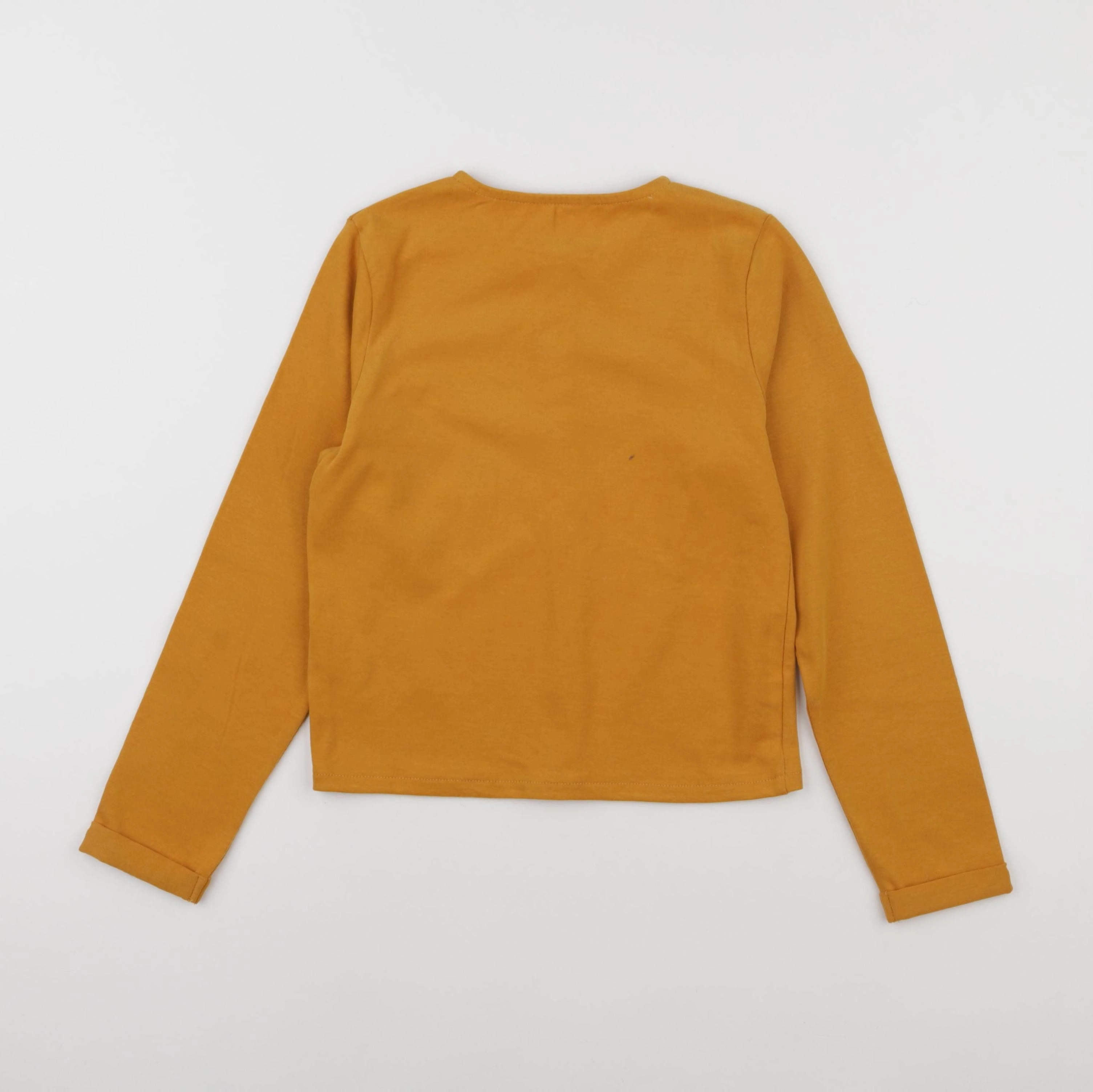 Vertbaudet - sweat jaune - 8 ans