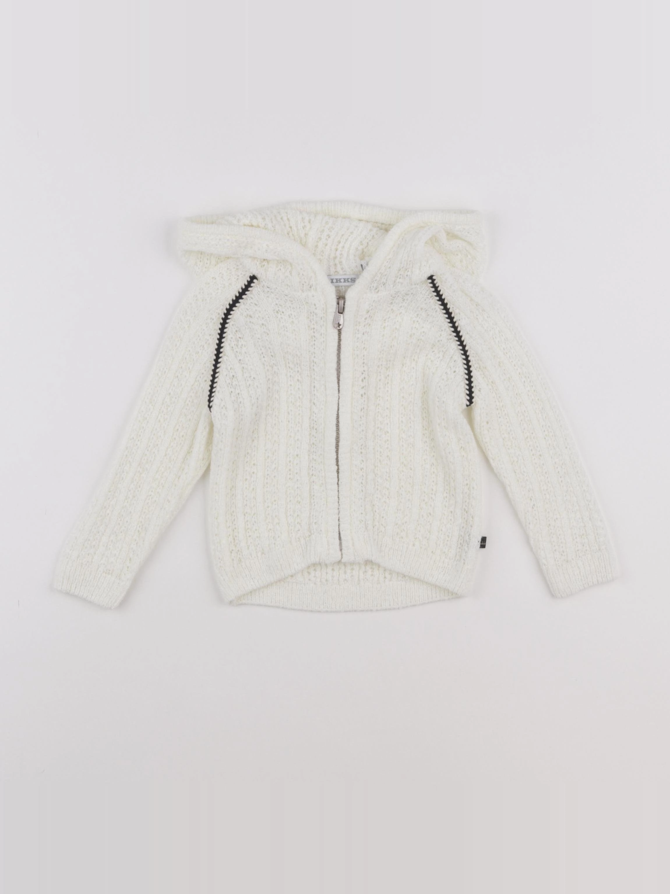 IKKS - gilet blanc - 12 mois