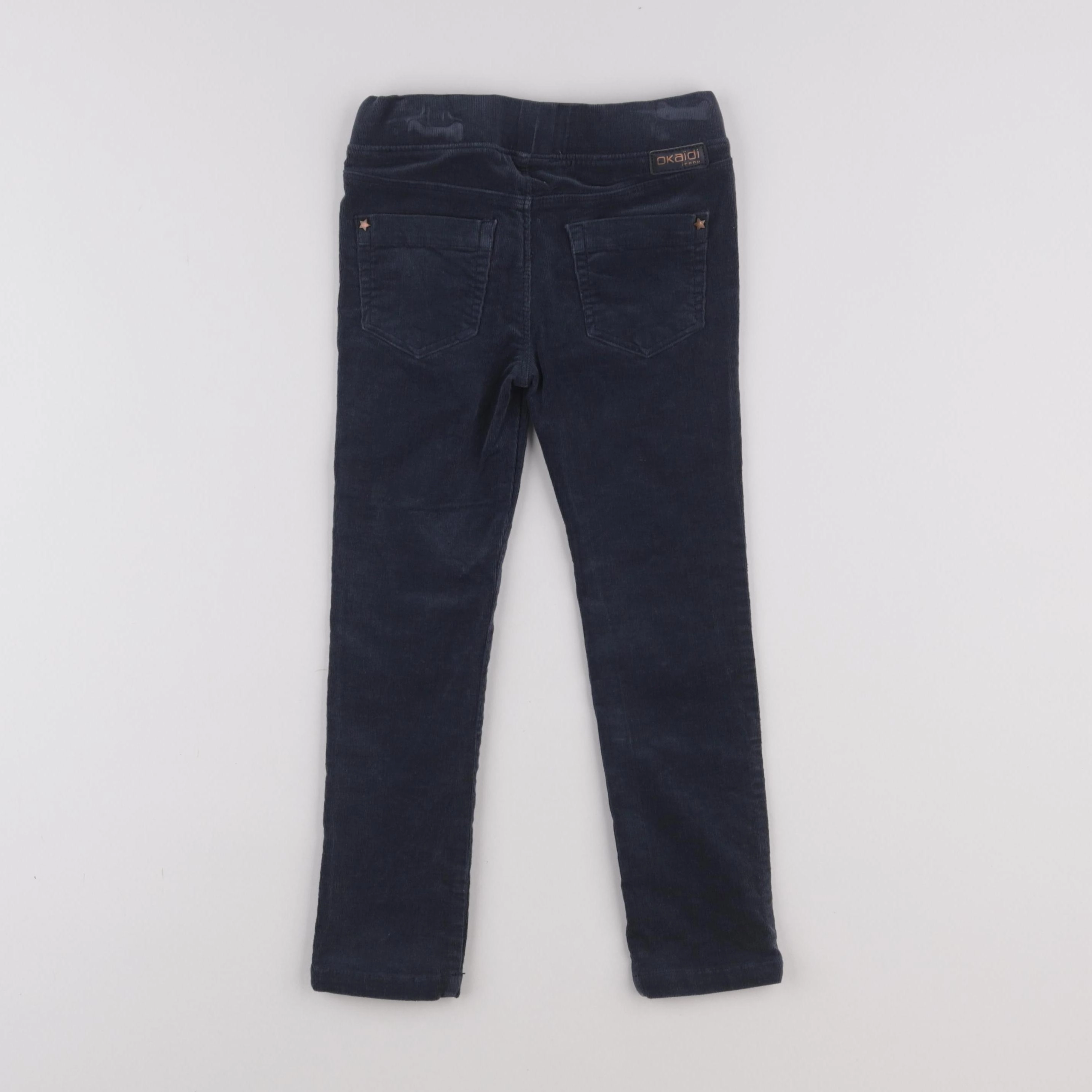Okaidi - jegging bleu - 4 ans
