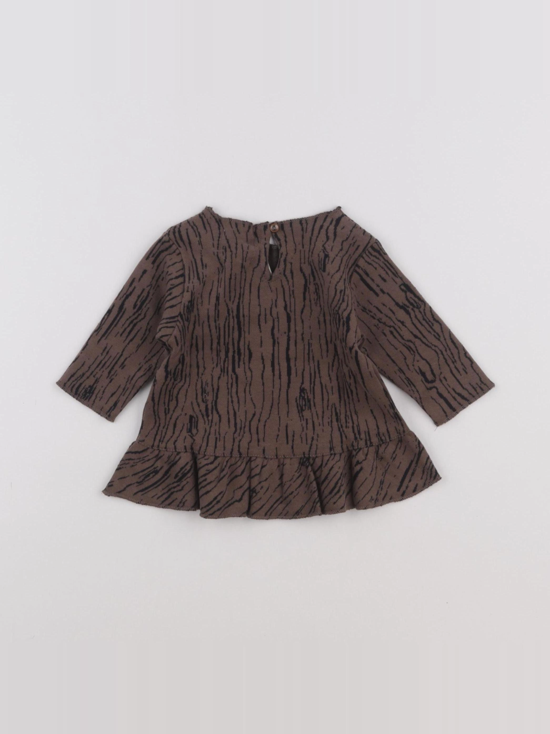 Play Up - tee-shirt marron - 3 mois