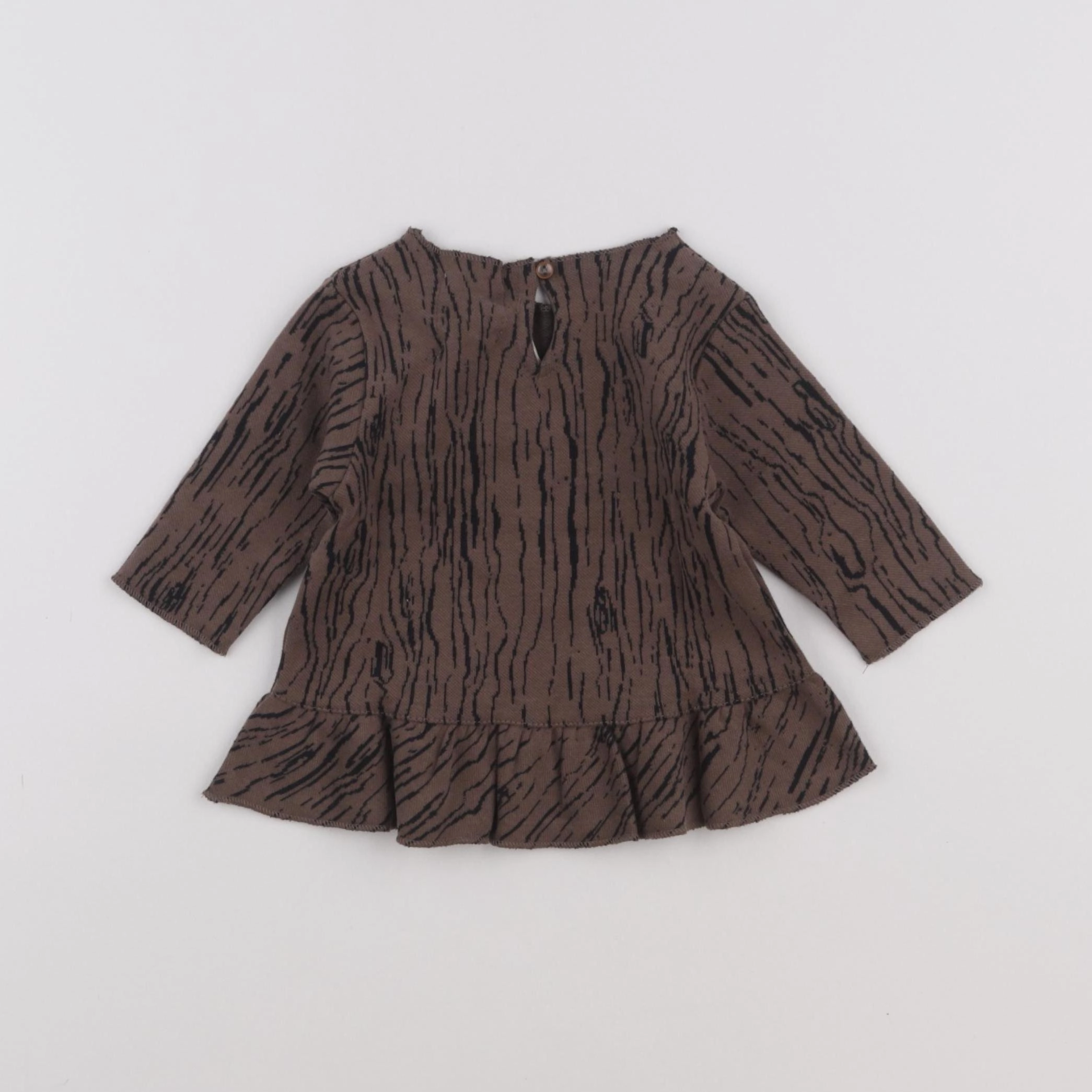 Play Up - tee-shirt marron - 3 mois