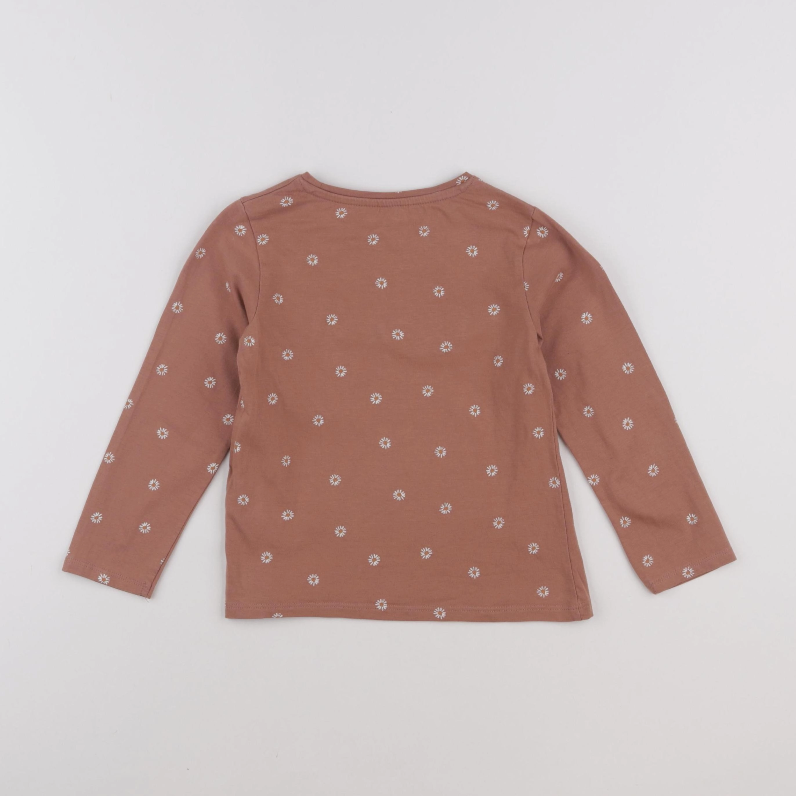 Vertbaudet - tee-shirt marron - 5 ans