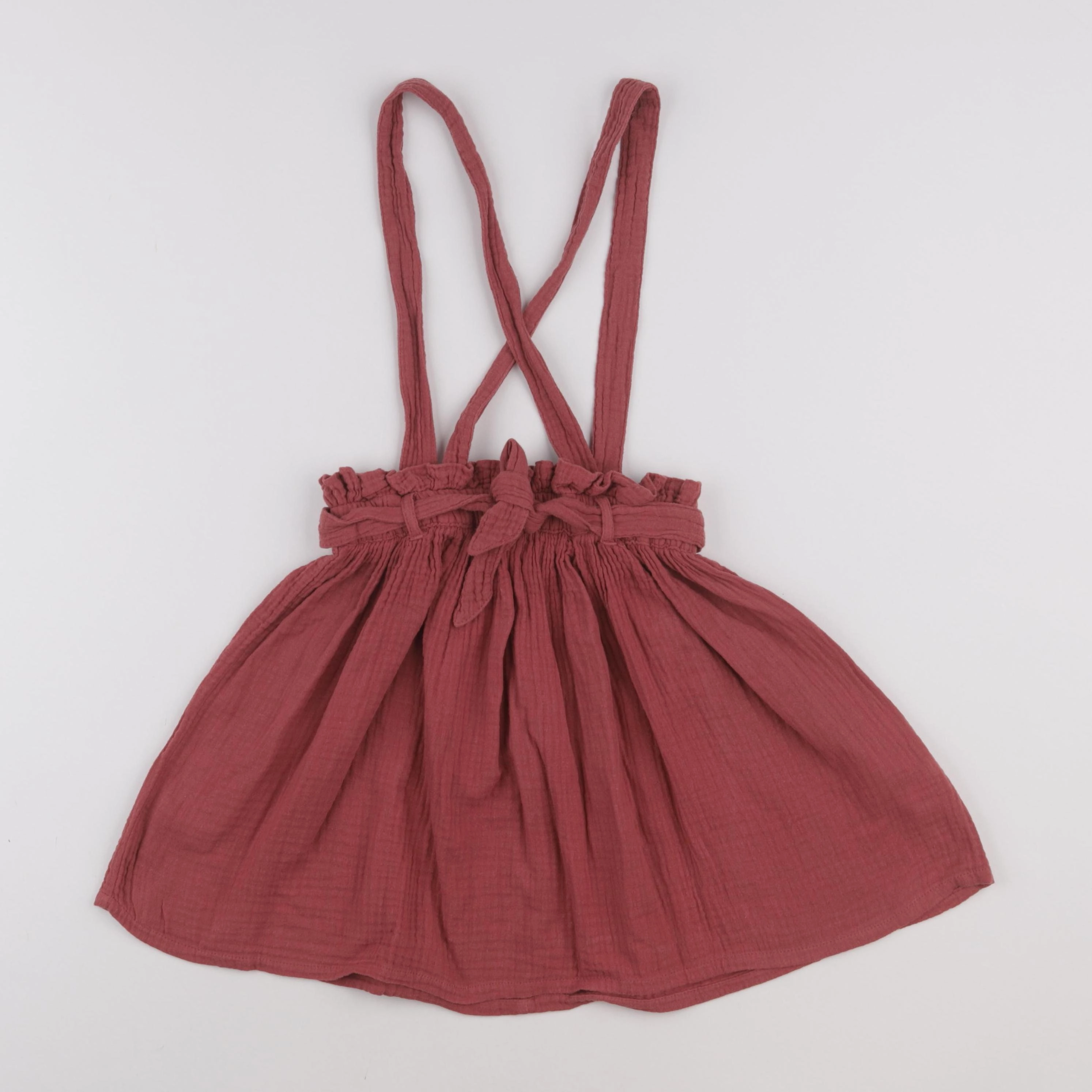 Vertbaudet - jupe rouge - 7 ans