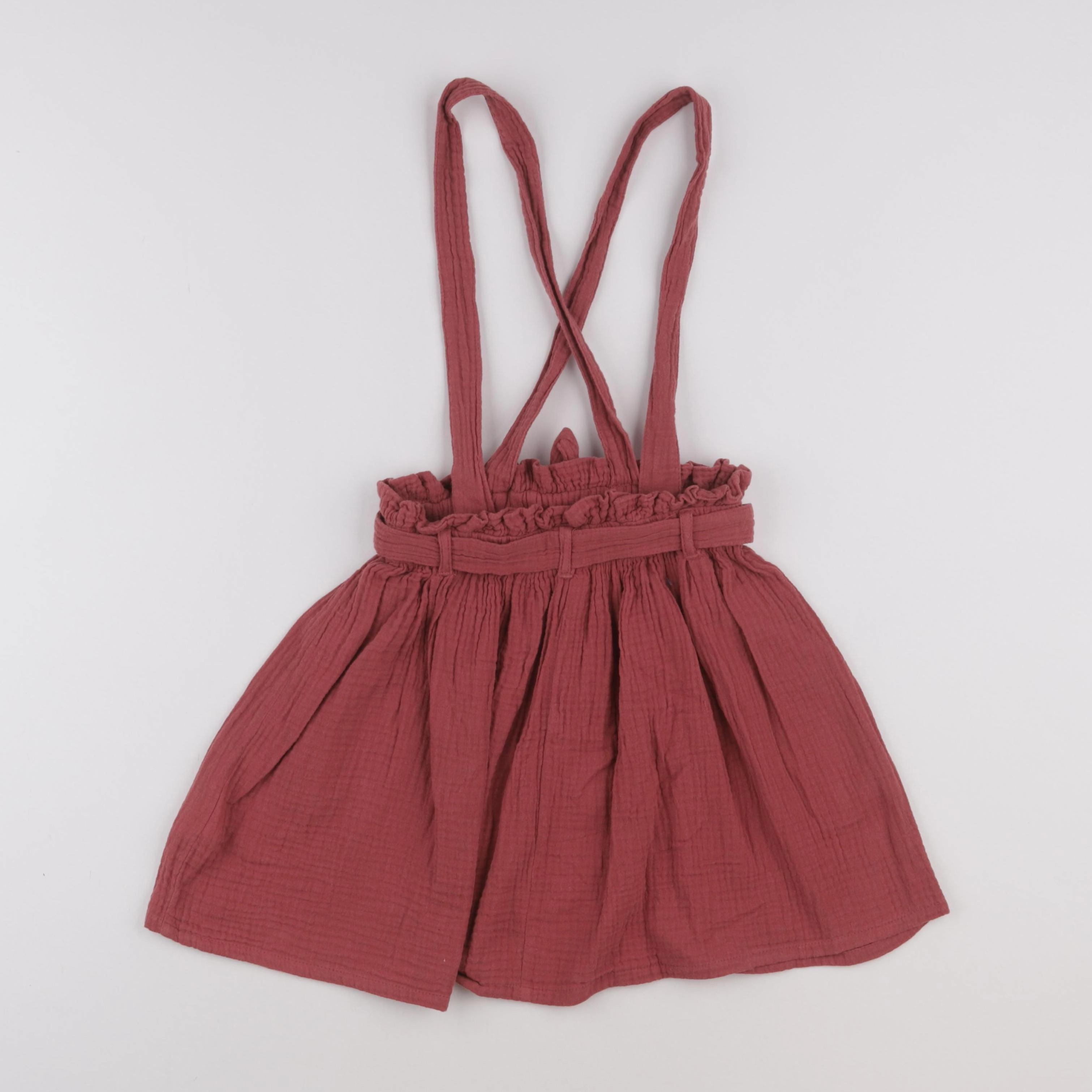 Vertbaudet - jupe rouge - 7 ans