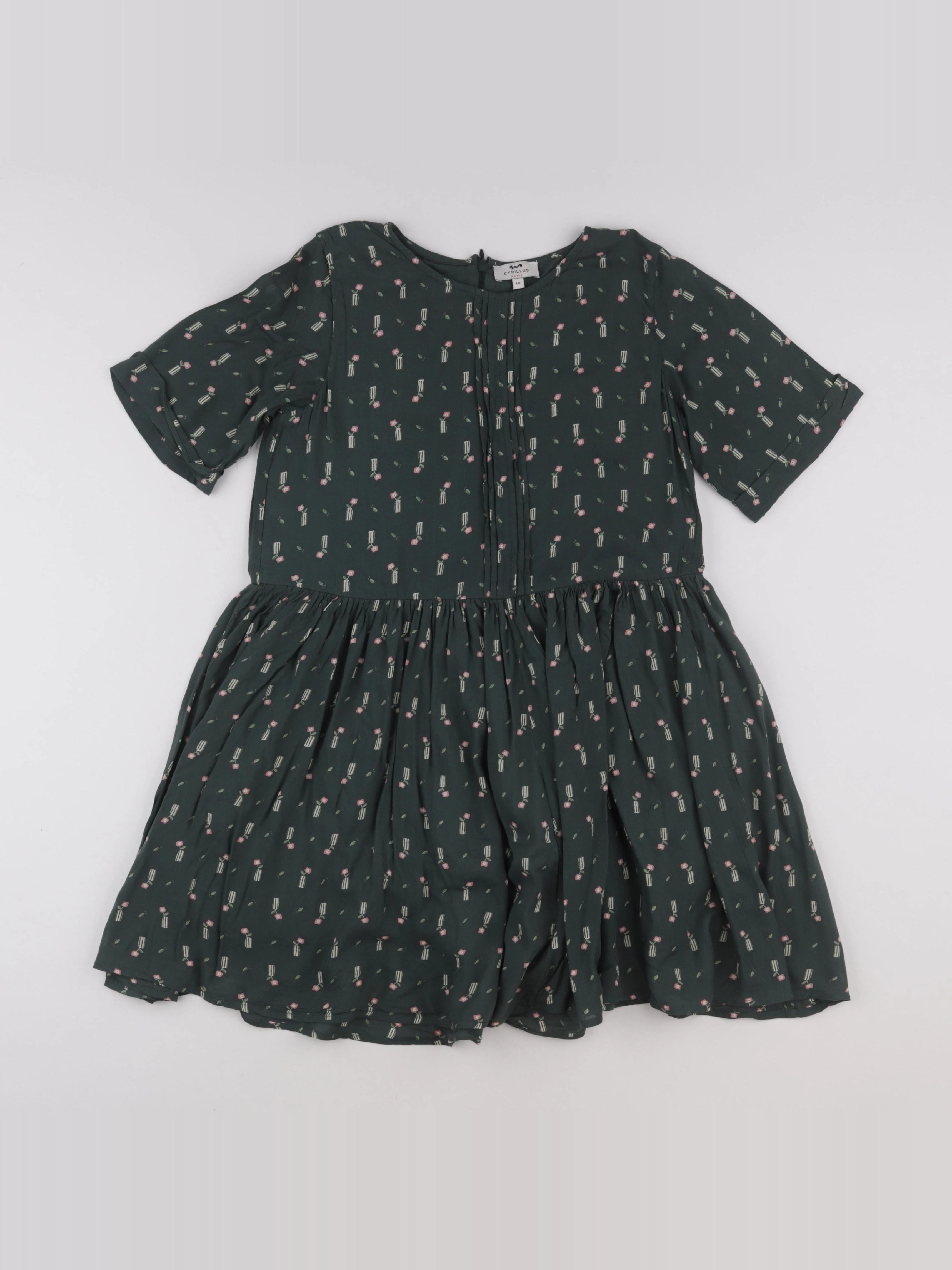 Cyrillus - robe vert - 16 ans
