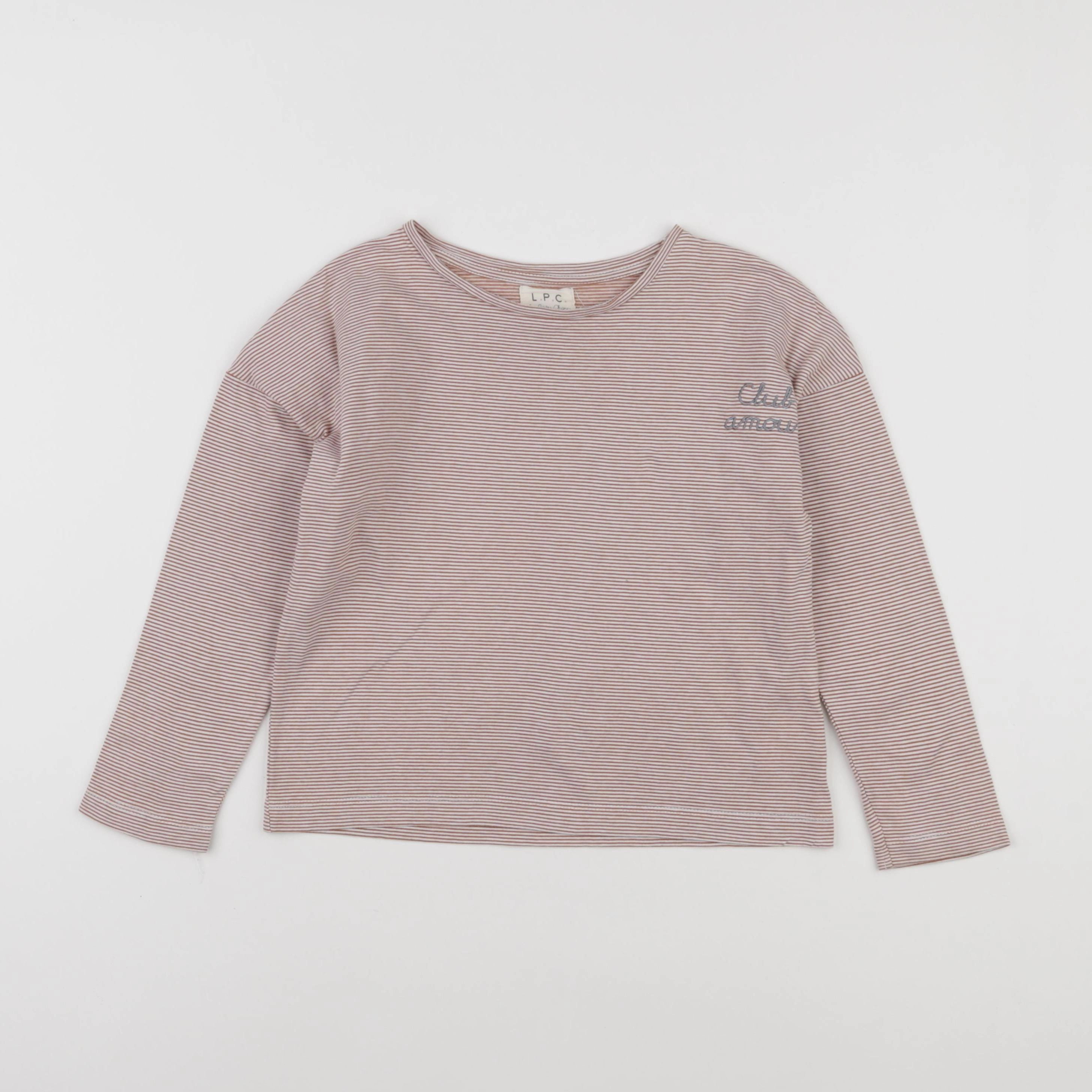 Les Petites Choses - tee-shirt marron - 6/7 ans