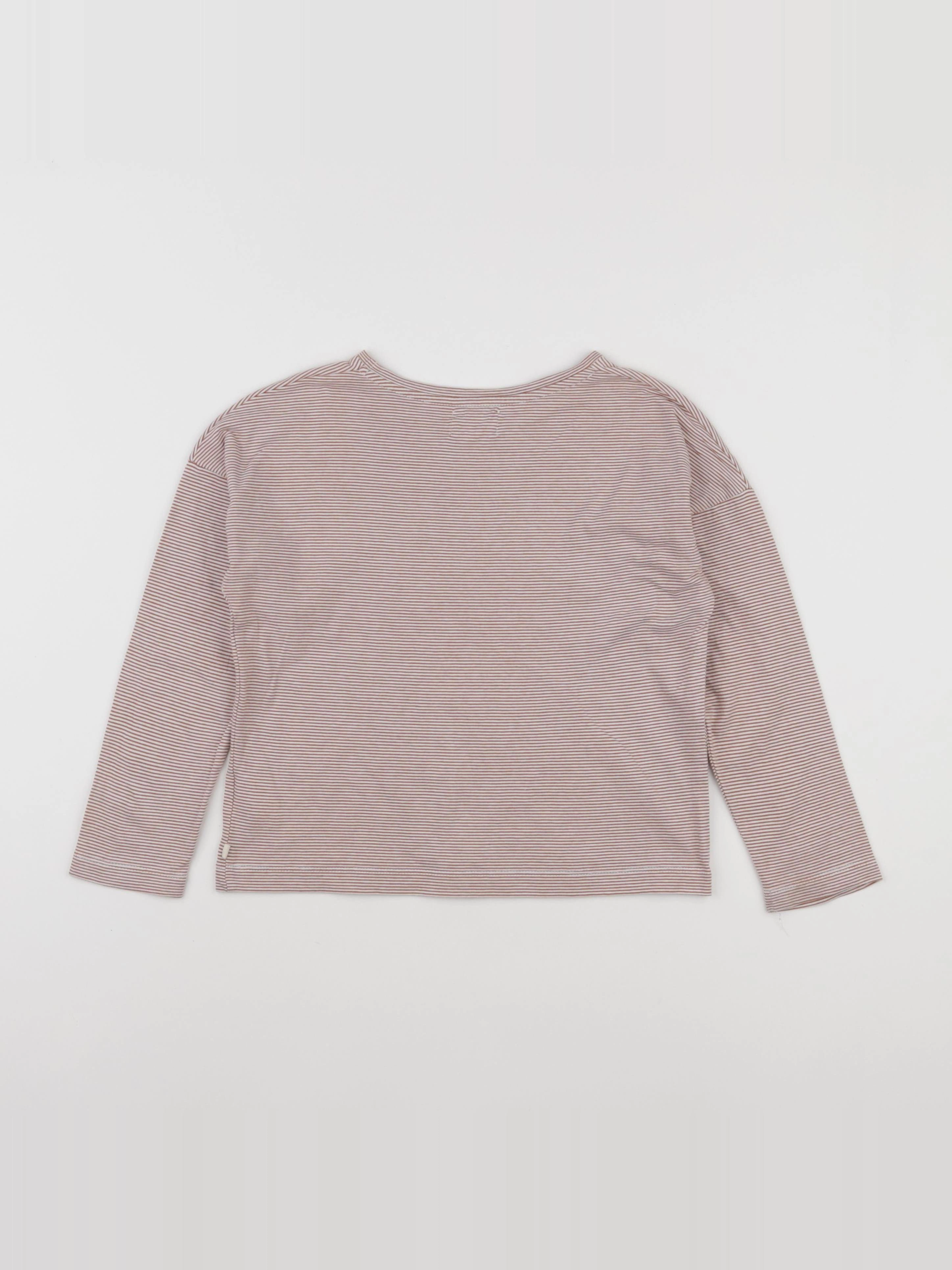 Les Petites Choses - tee-shirt marron - 6/7 ans