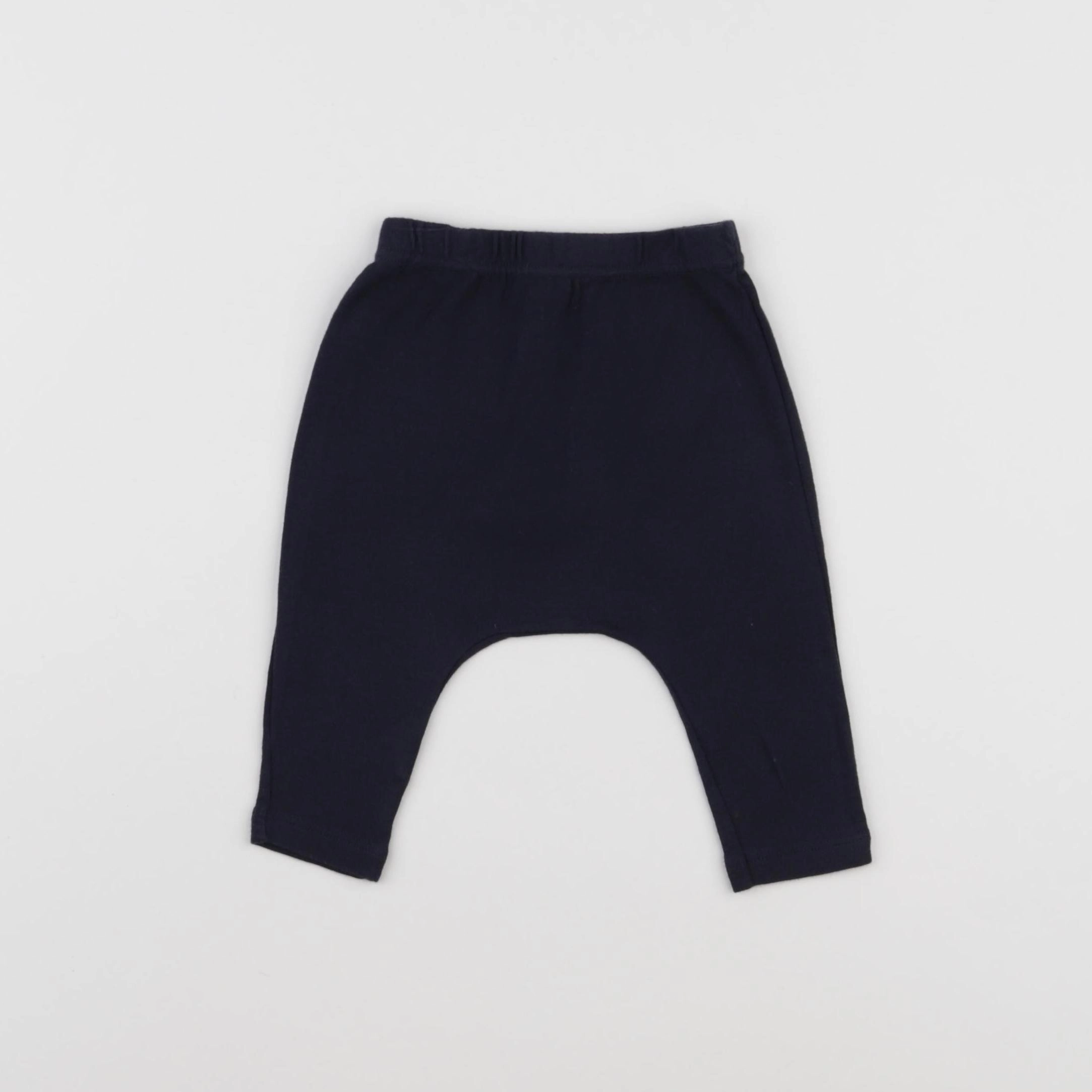 Petit Bateau - sarouel bleu - 6 mois