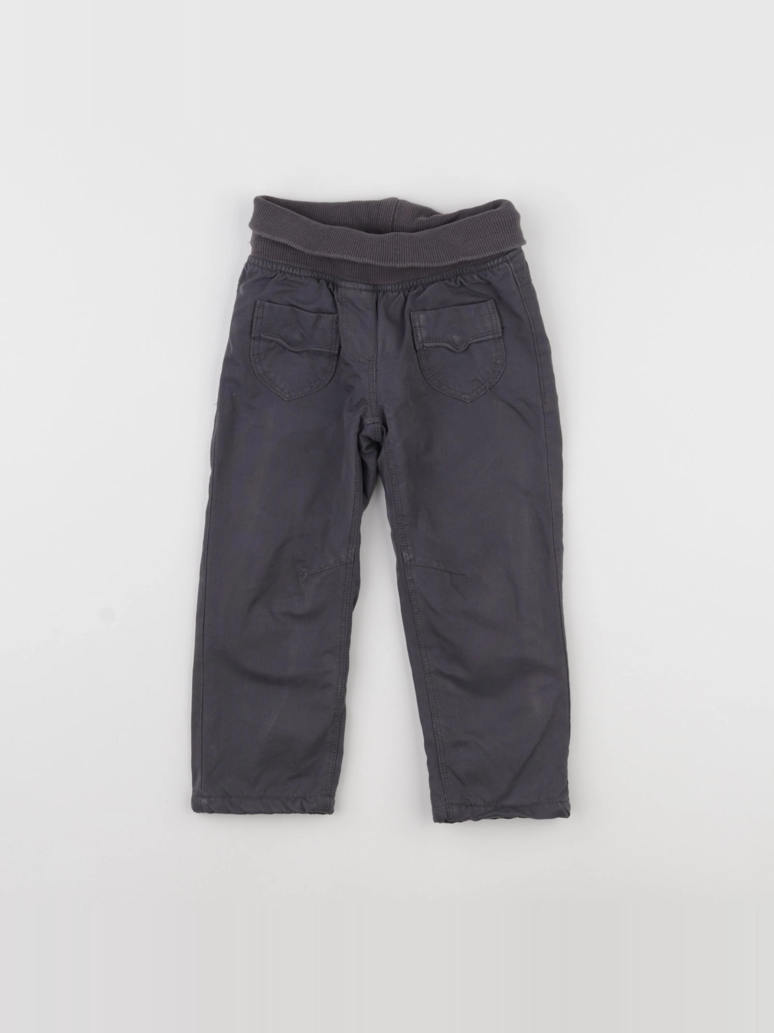 Vertbaudet - pantalon doublé gris - 2 ans