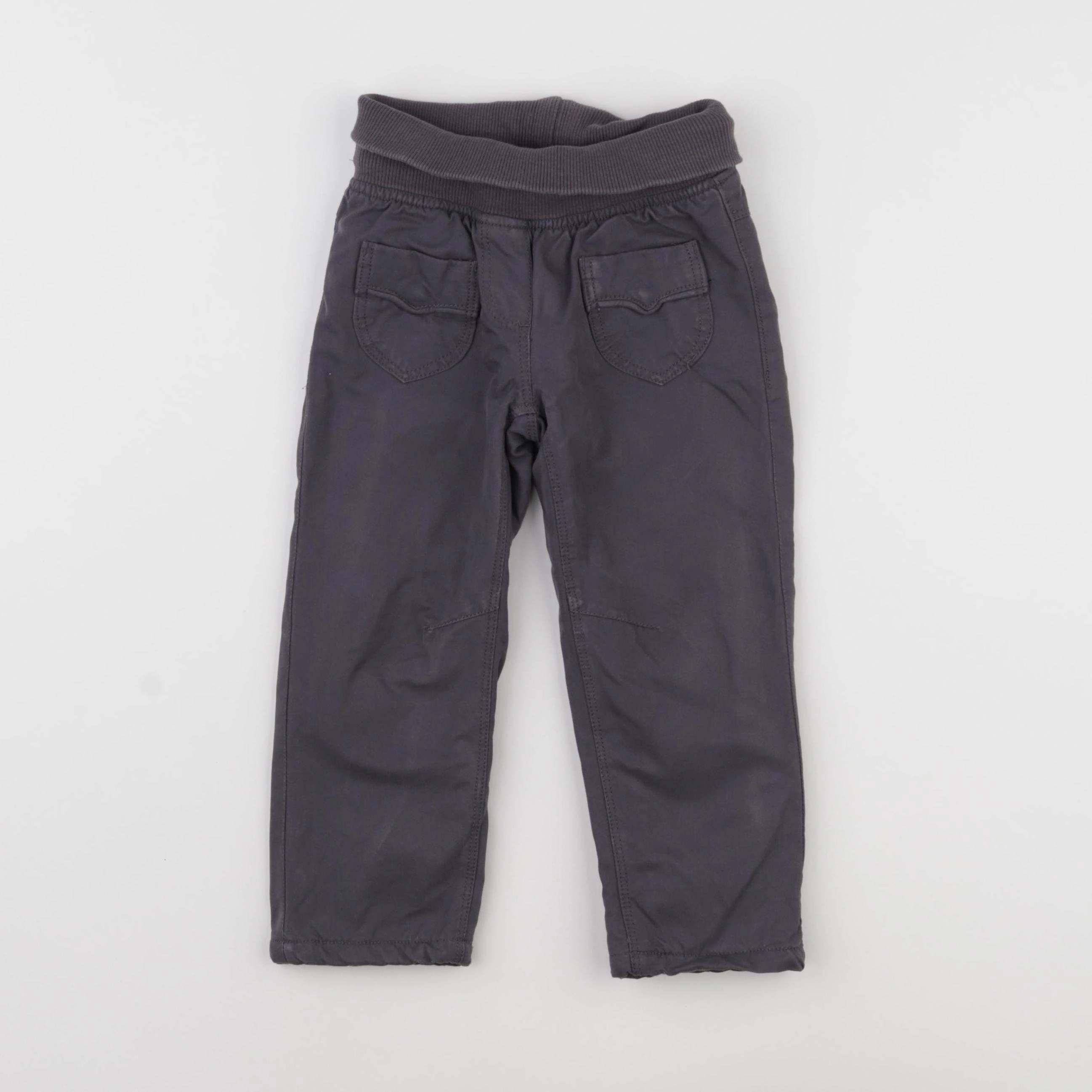 Vertbaudet - pantalon doublé gris - 2 ans
