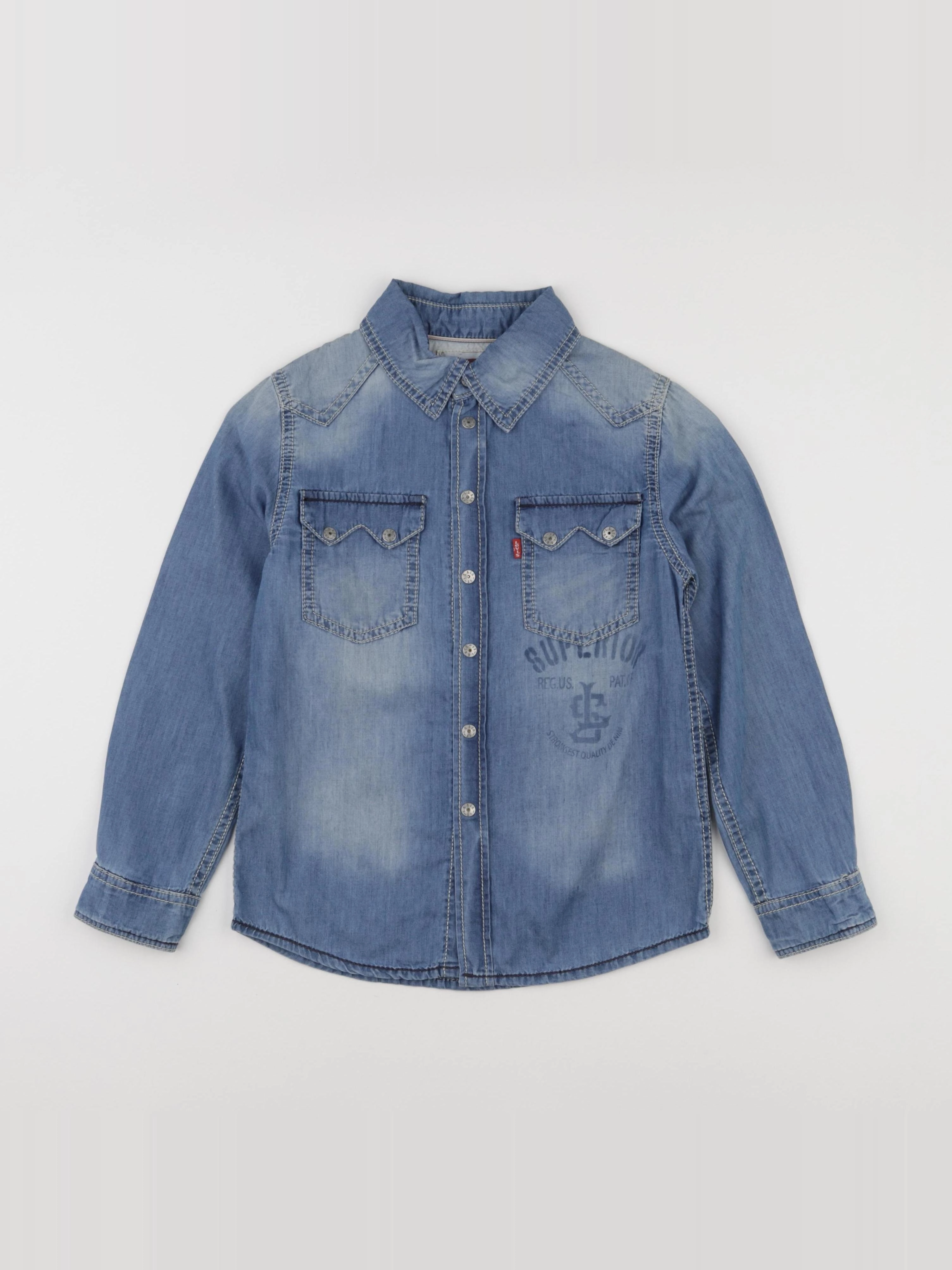 Levi's - chemise imprimé au dos bleu - 8 ans