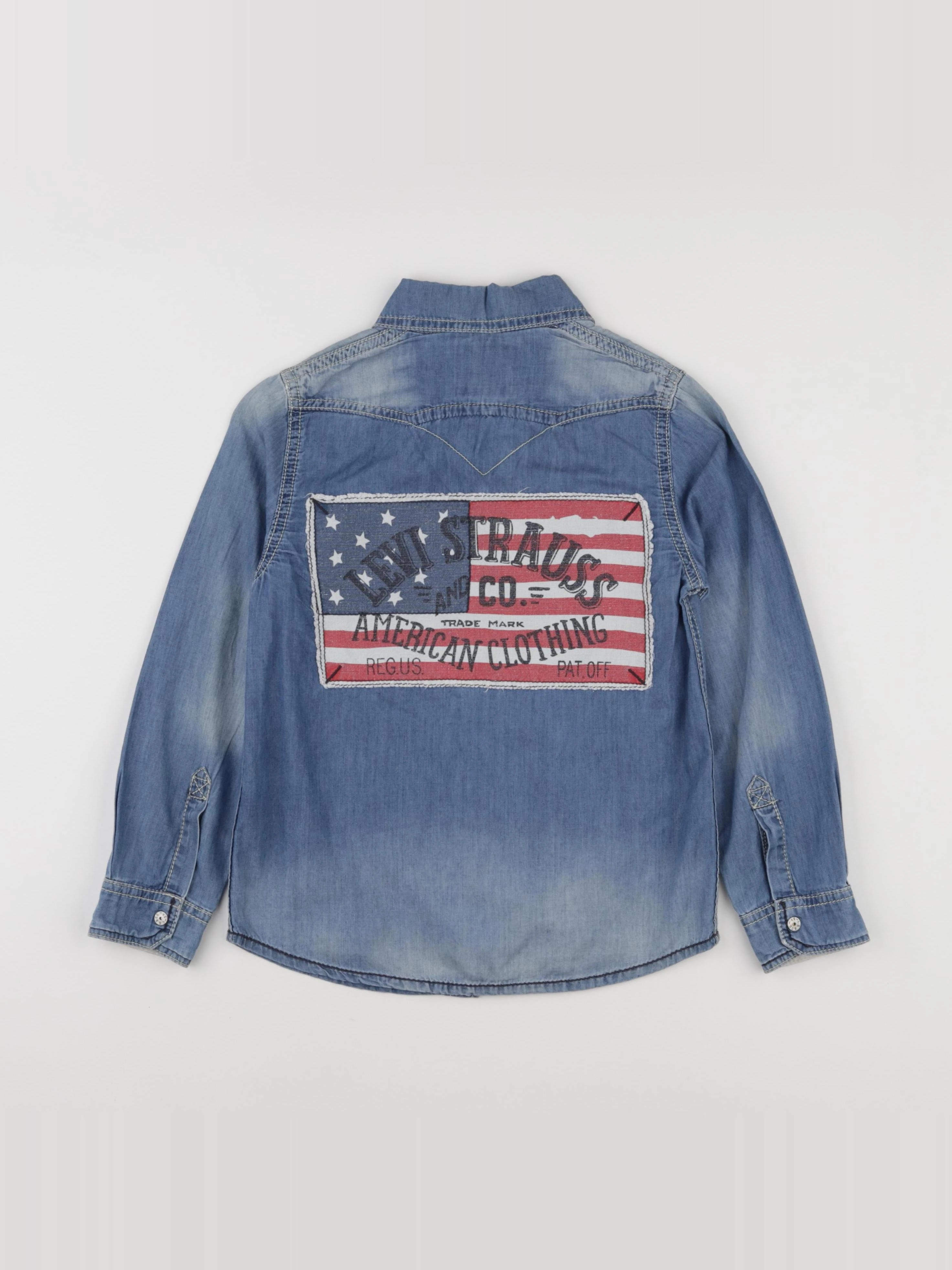Levi's - chemise imprimé au dos bleu - 8 ans