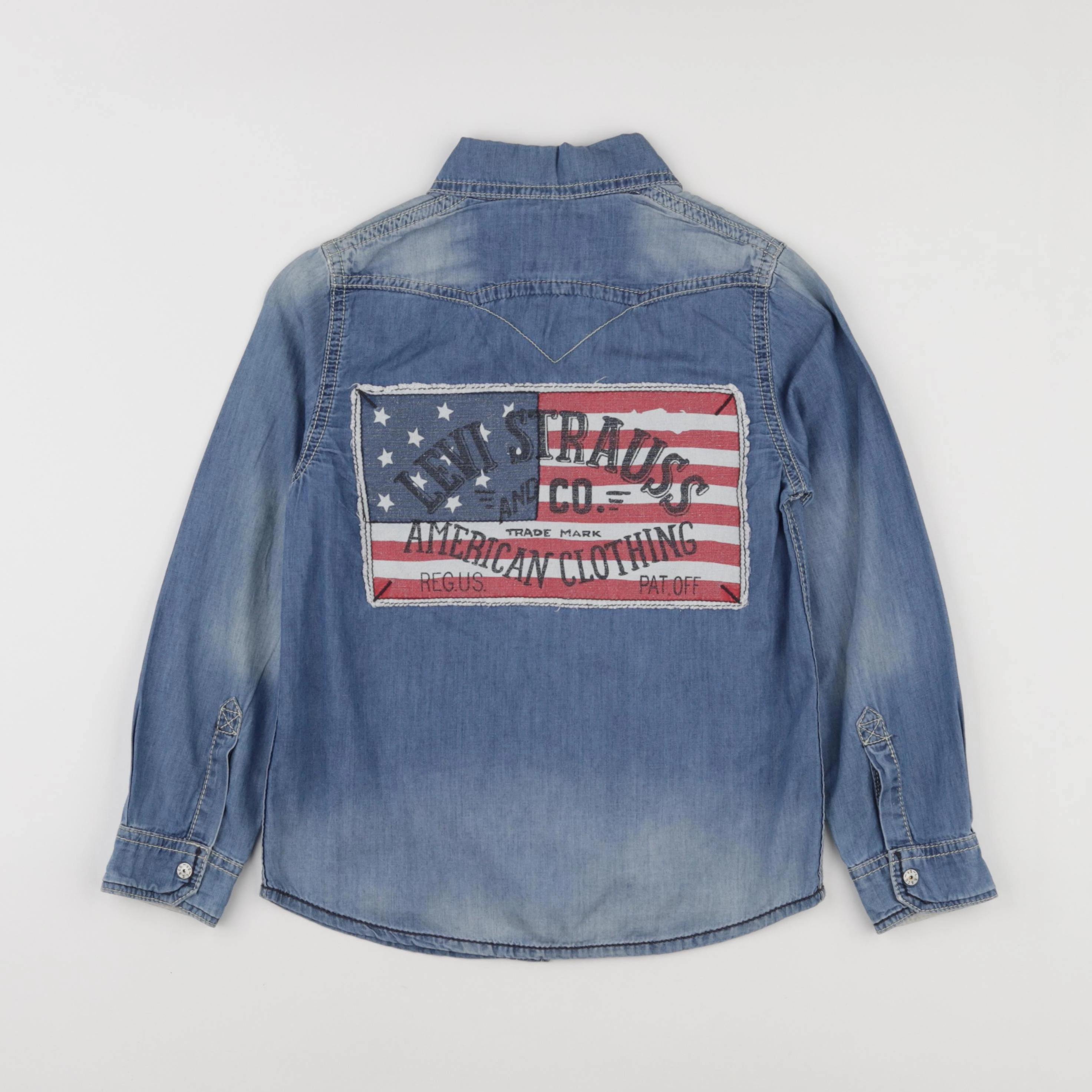 Levi's - chemise imprimé au dos bleu - 8 ans
