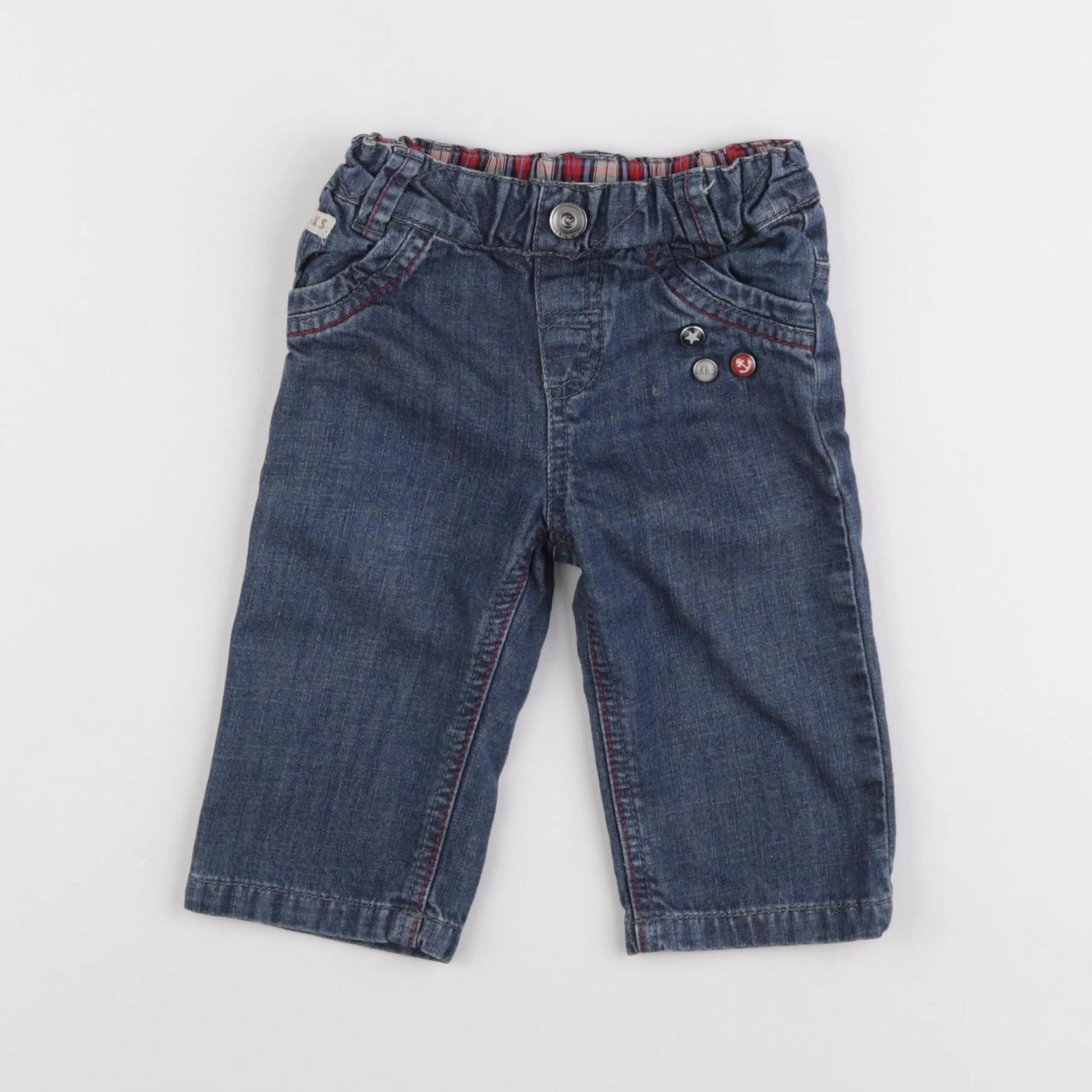 IKKS - jean bleu - 6 mois