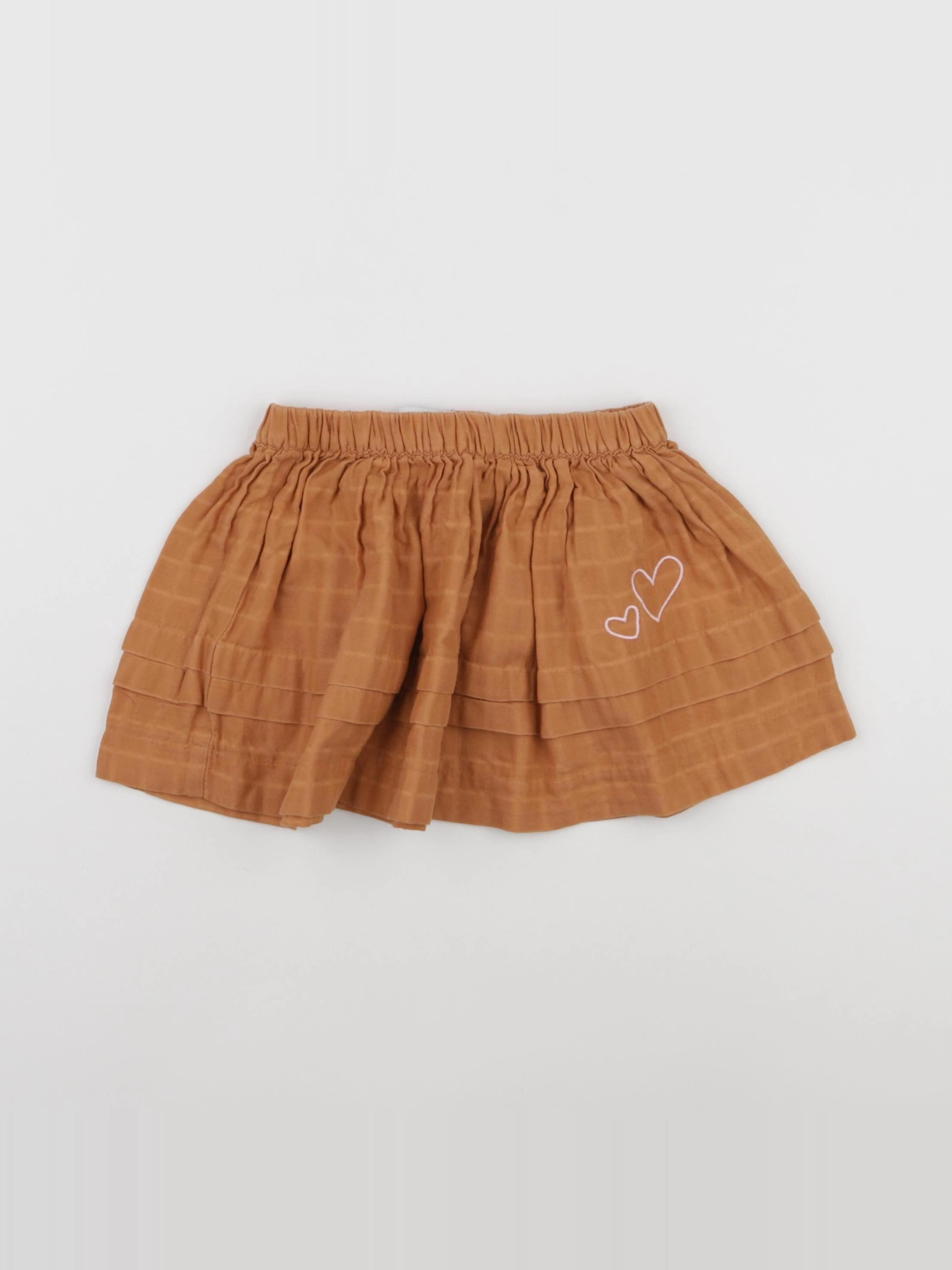 Vertbaudet - jupe marron - 18 mois