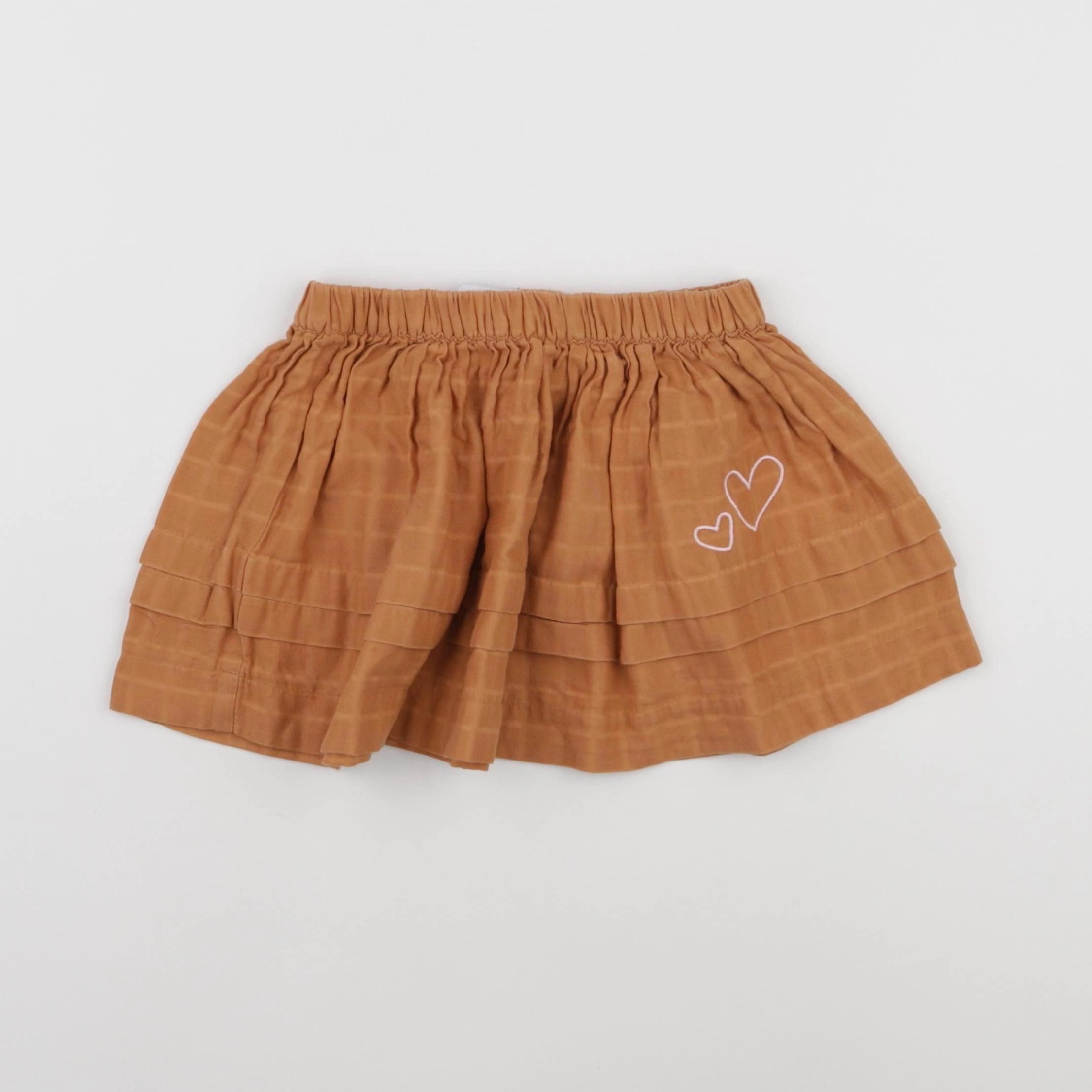 Vertbaudet - jupe marron - 18 mois