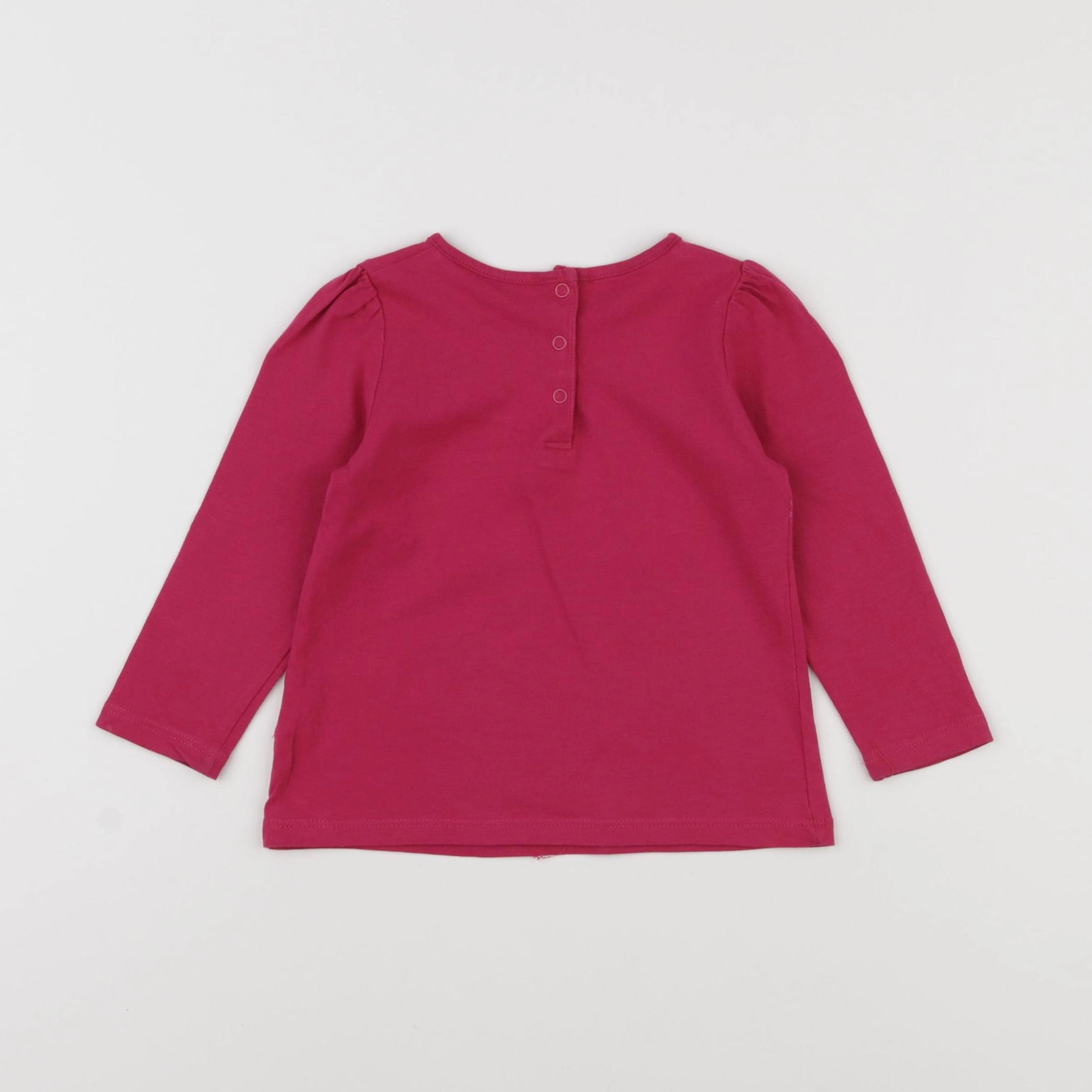 Boutchou - tee-shirt rose - 12 mois