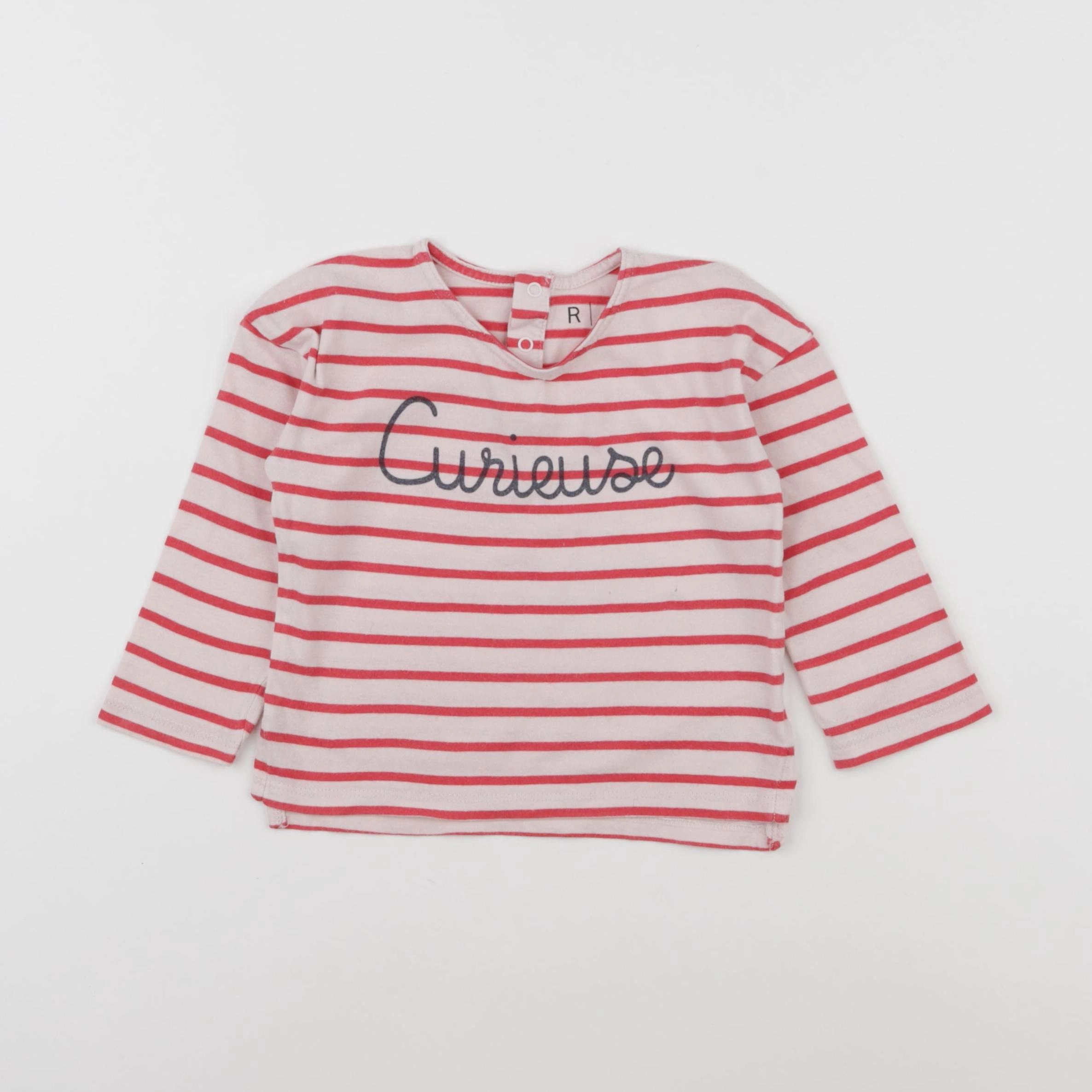 La Redoute - tee-shirt rouge - 18 mois