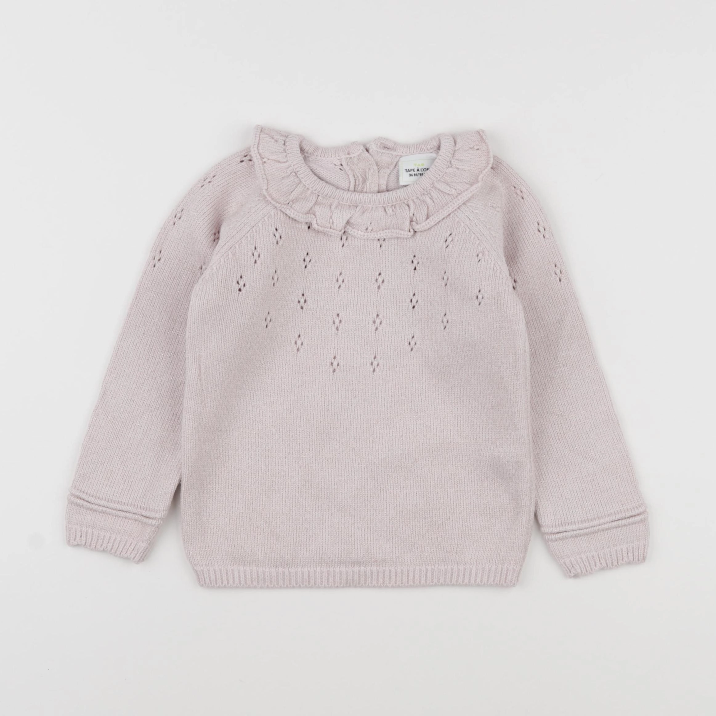 Tape à l'oeil - pull rose, or - 3 ans