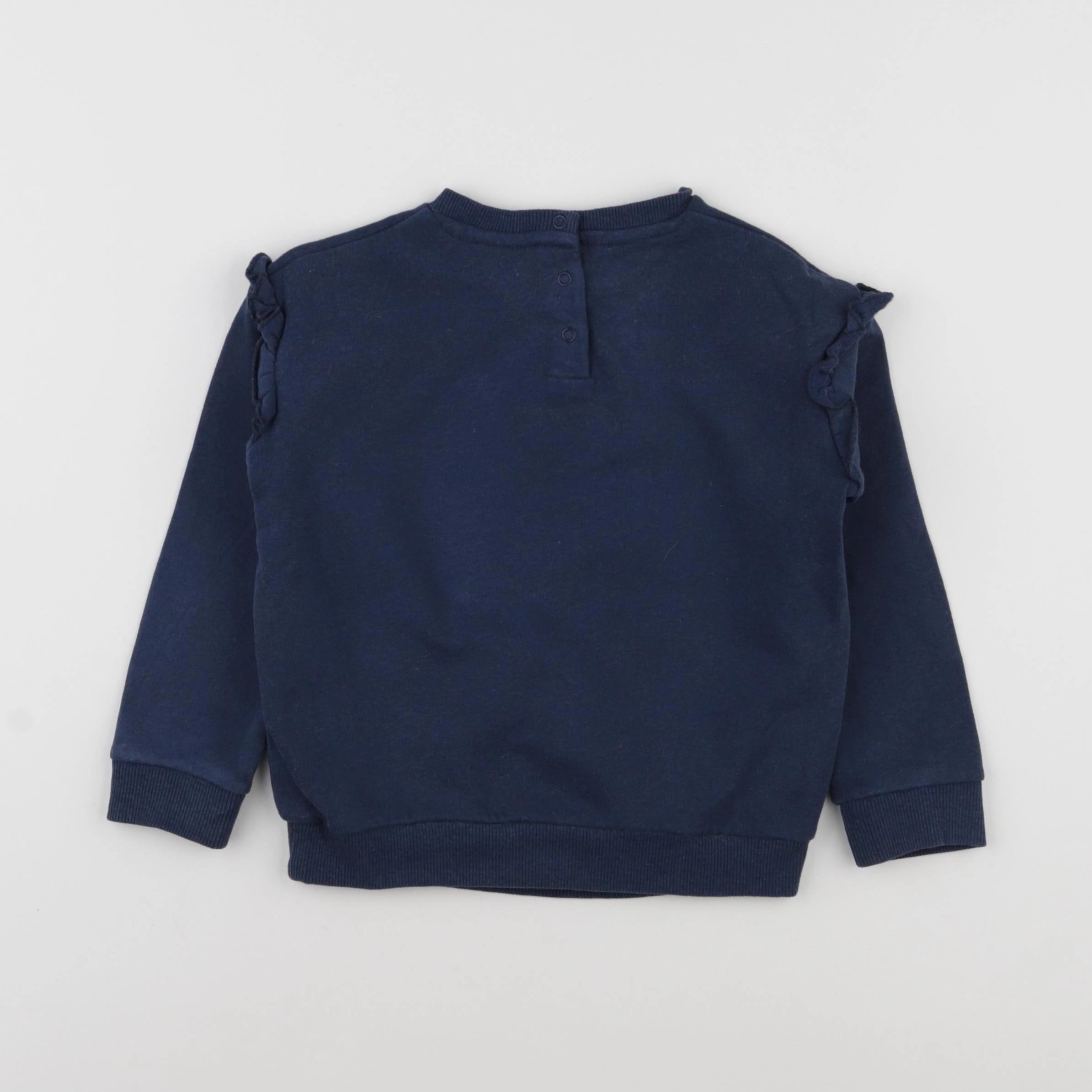 Tape à l'oeil - sweat bleu - 3 ans