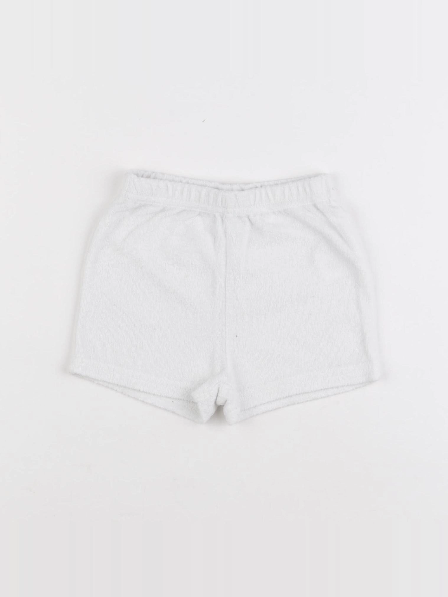 Vertbaudet - short blanc - 18 mois