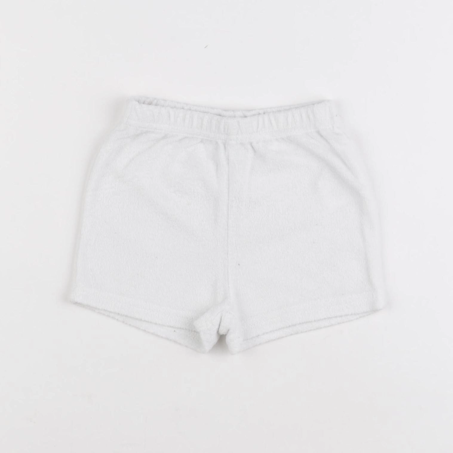 Vertbaudet - short blanc - 18 mois