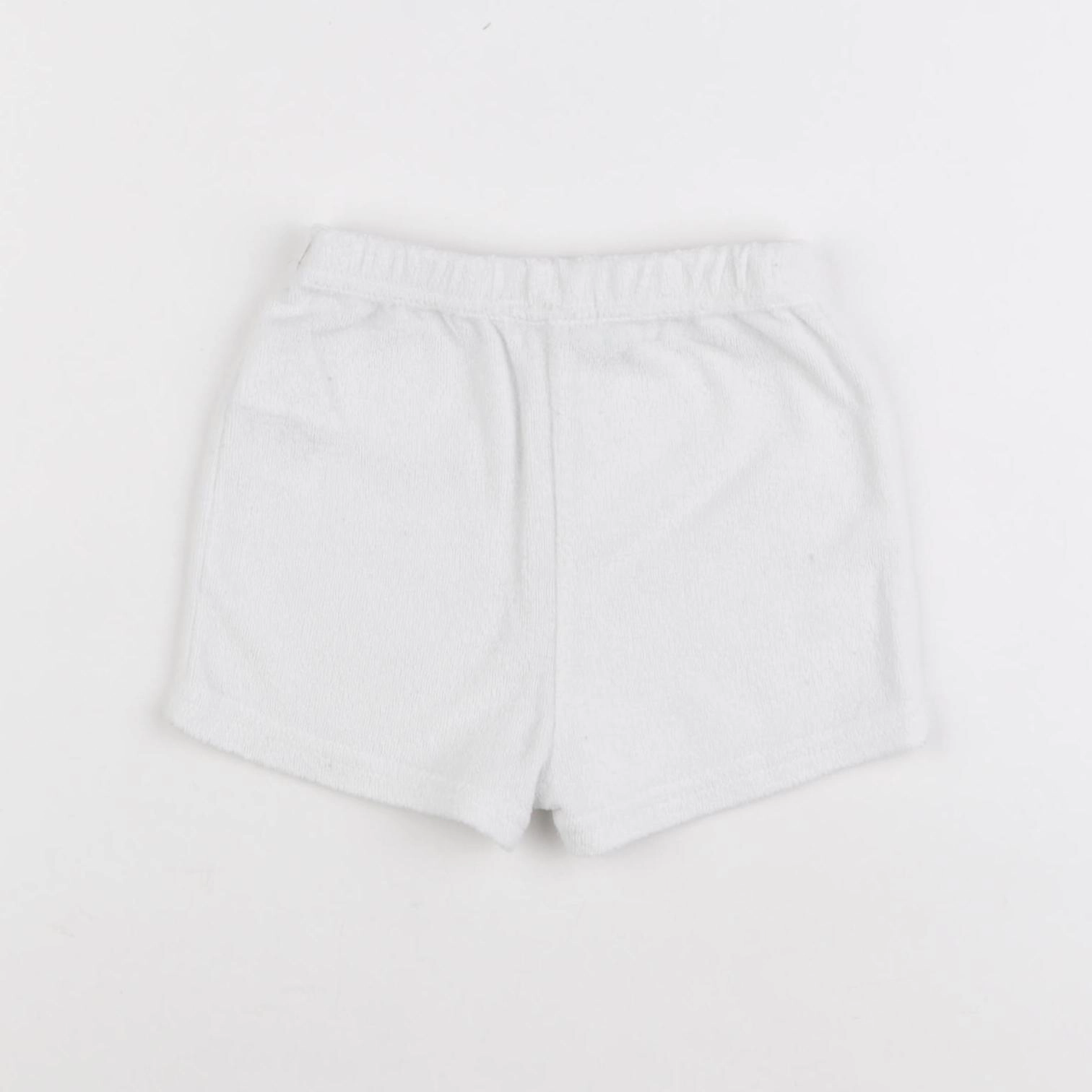 Vertbaudet - short blanc - 18 mois
