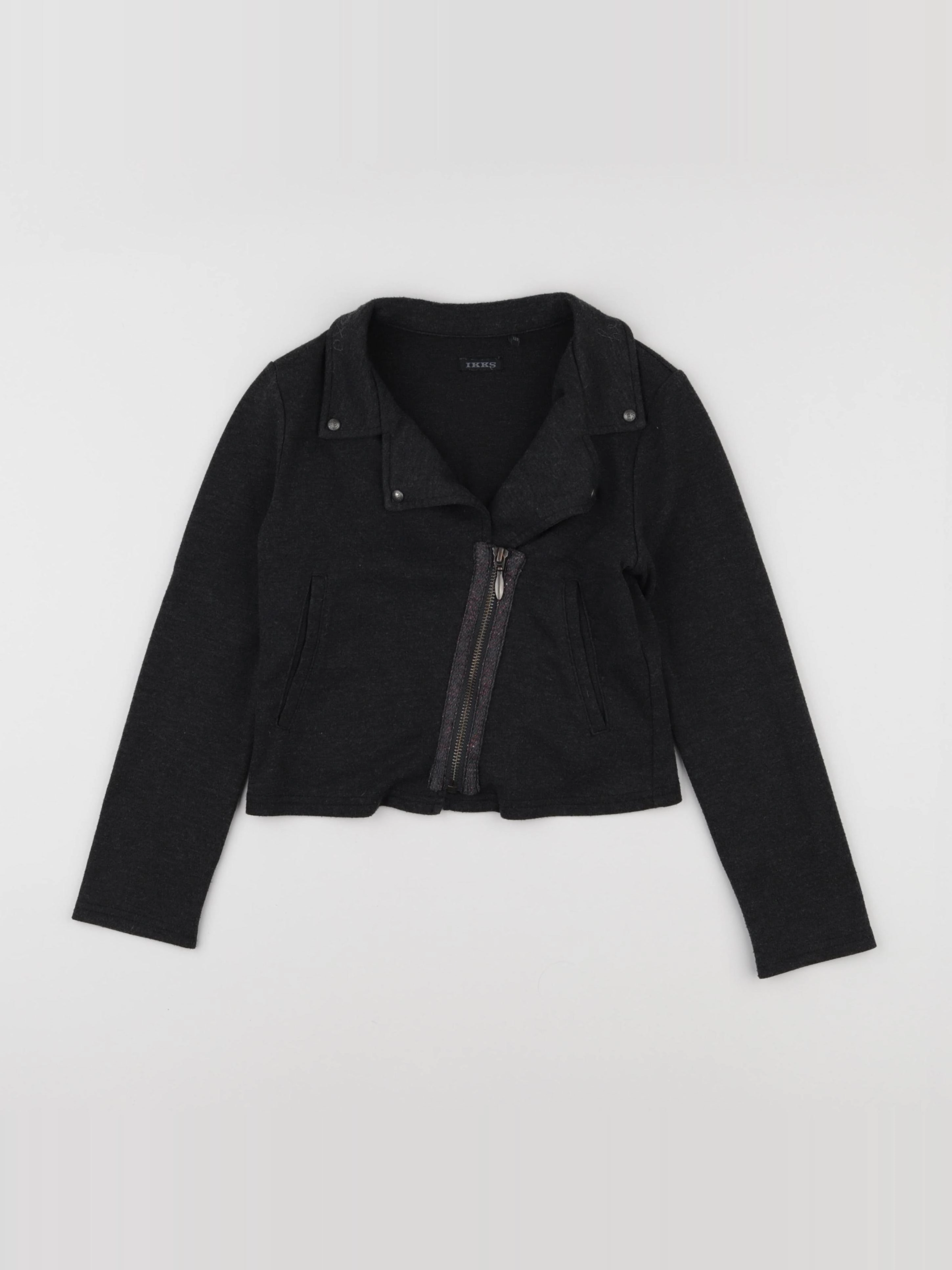 IKKS - sweat gris - 8 ans