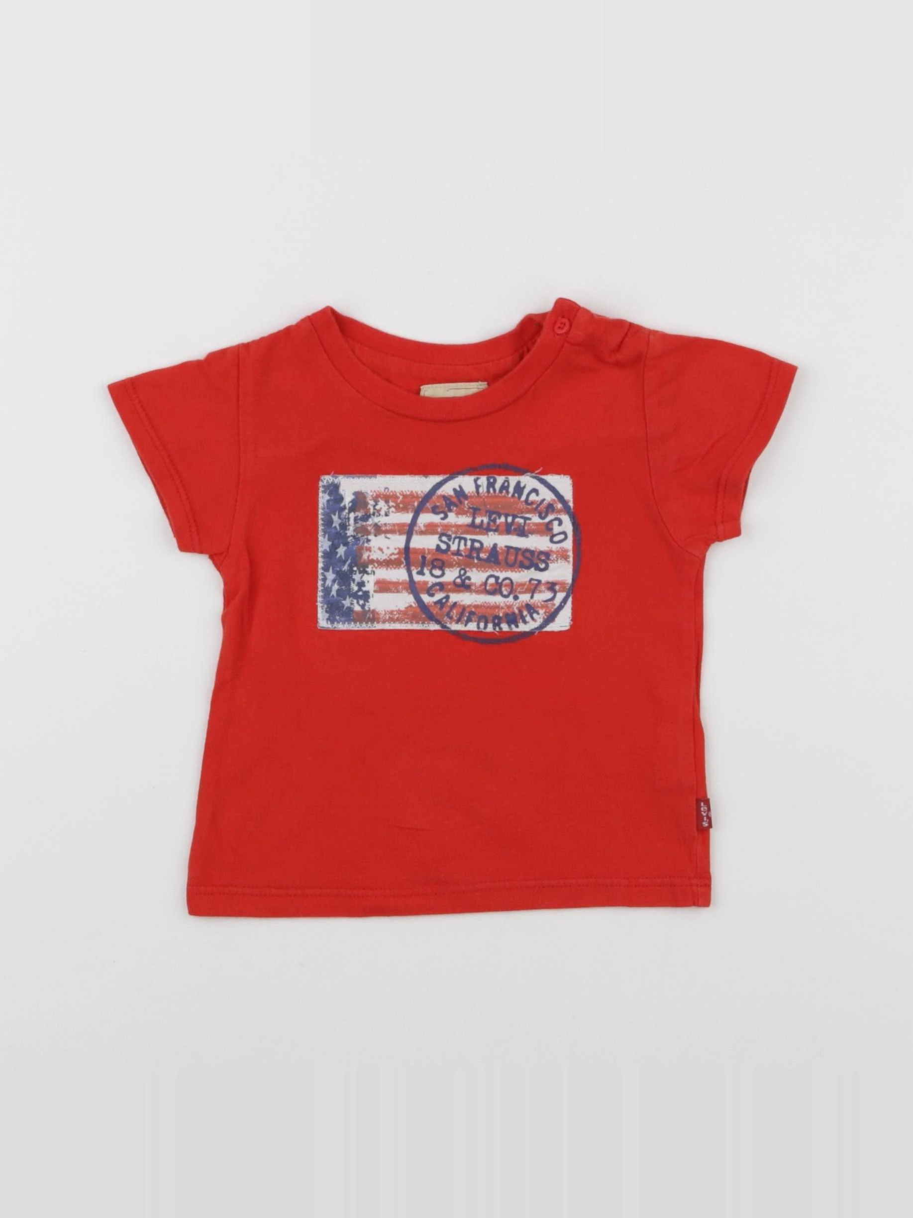 Levi's - tee-shirt rouge - 12 mois