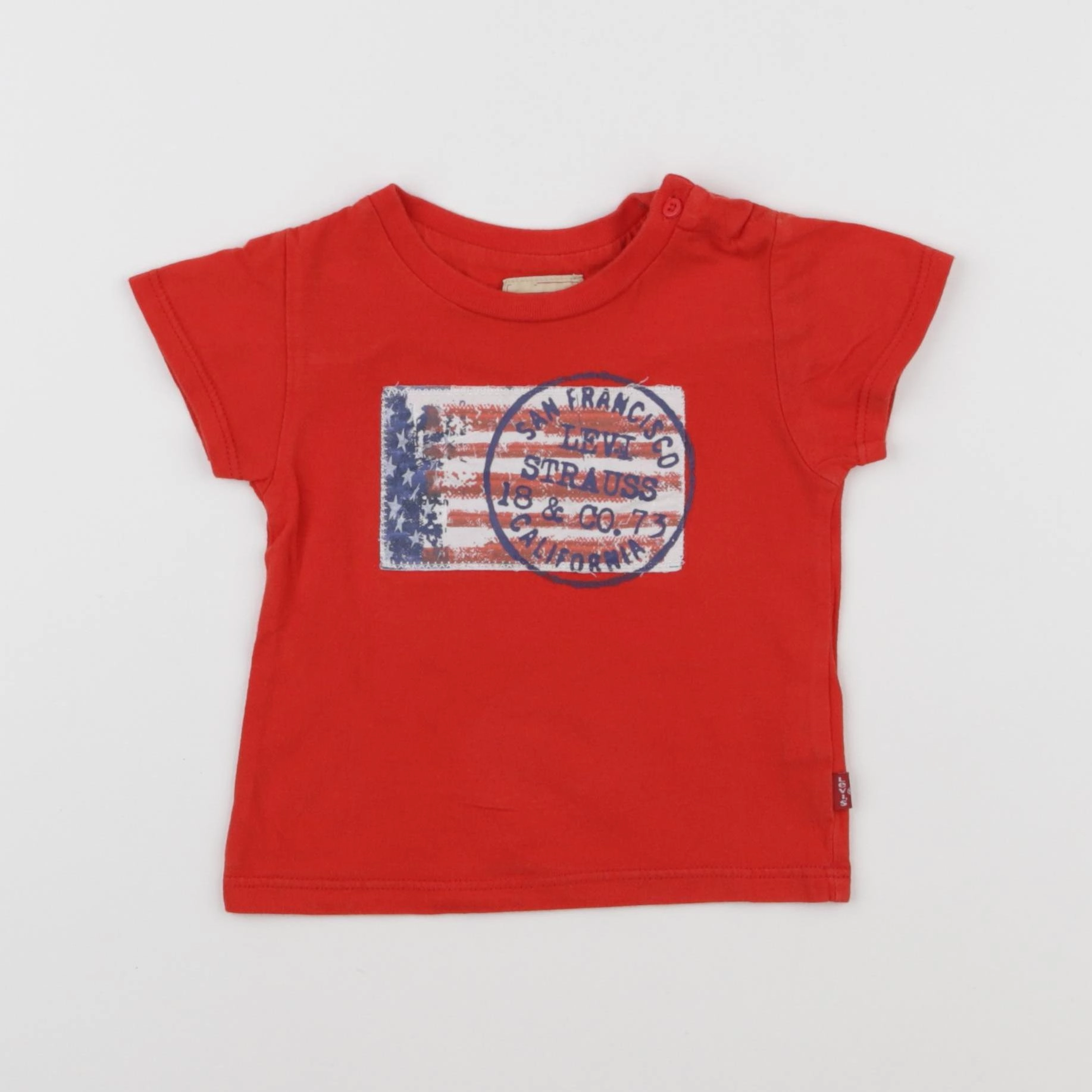 Levi's - tee-shirt rouge - 12 mois