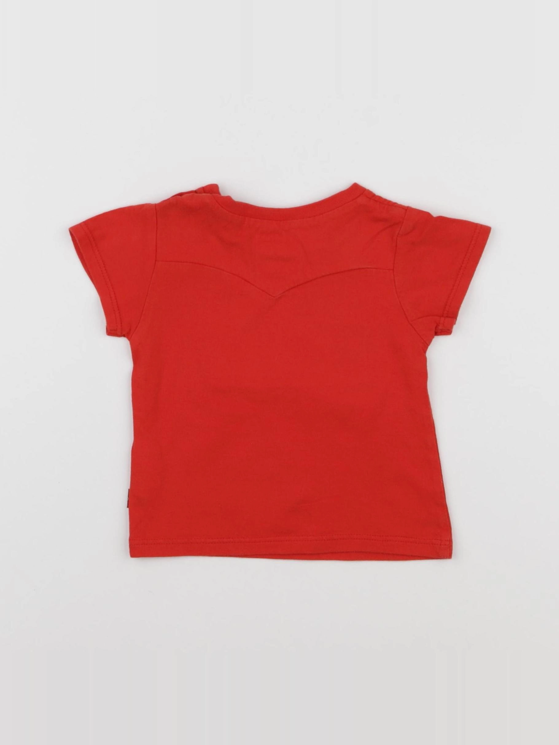 Levi's - tee-shirt rouge - 12 mois