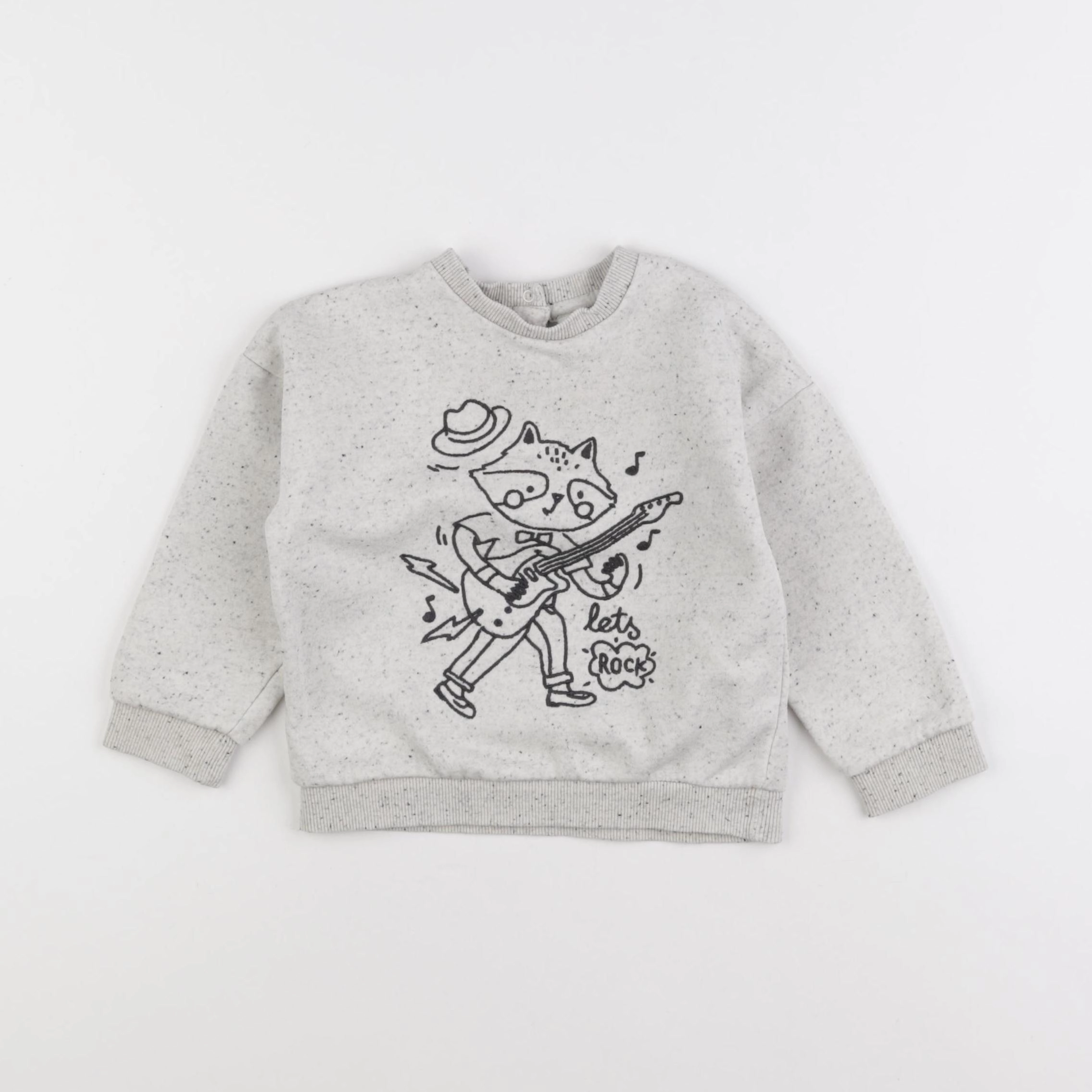 Vertbaudet - sweat gris - 2 ans