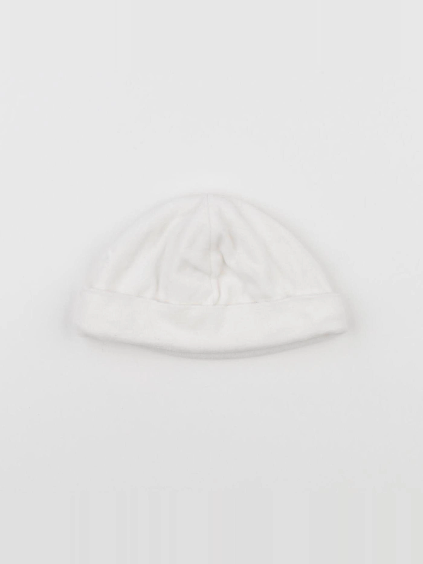 Petit Bateau - bonnet blanc - 12 mois