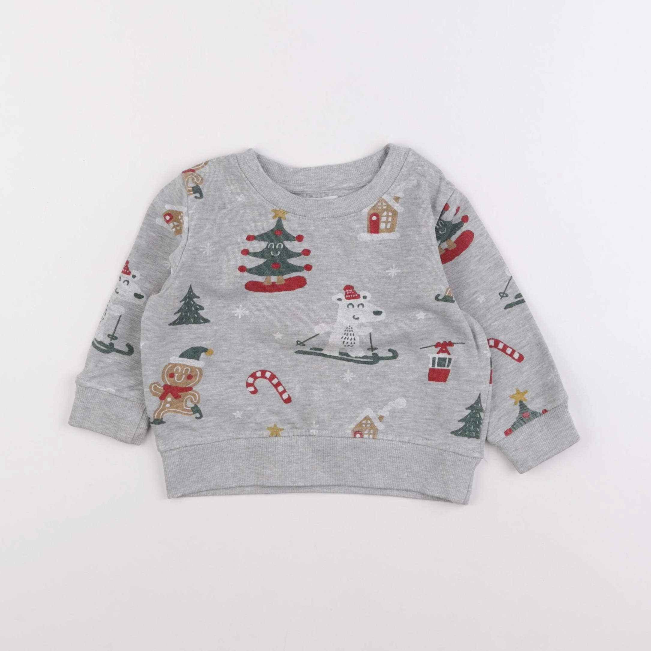 Vertbaudet - sweat multicolore - 2 ans