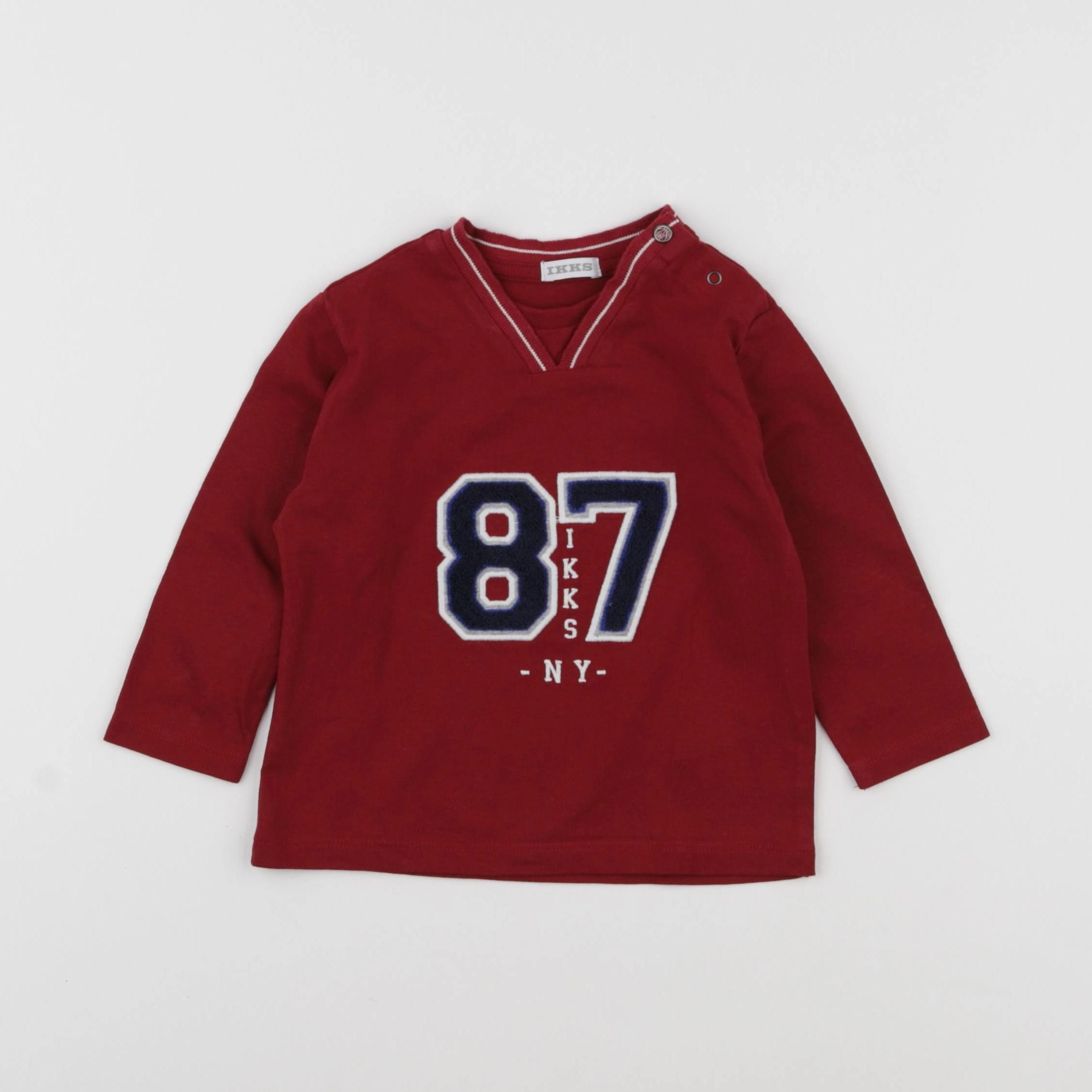 IKKS - tee-shirt rouge - 12 mois