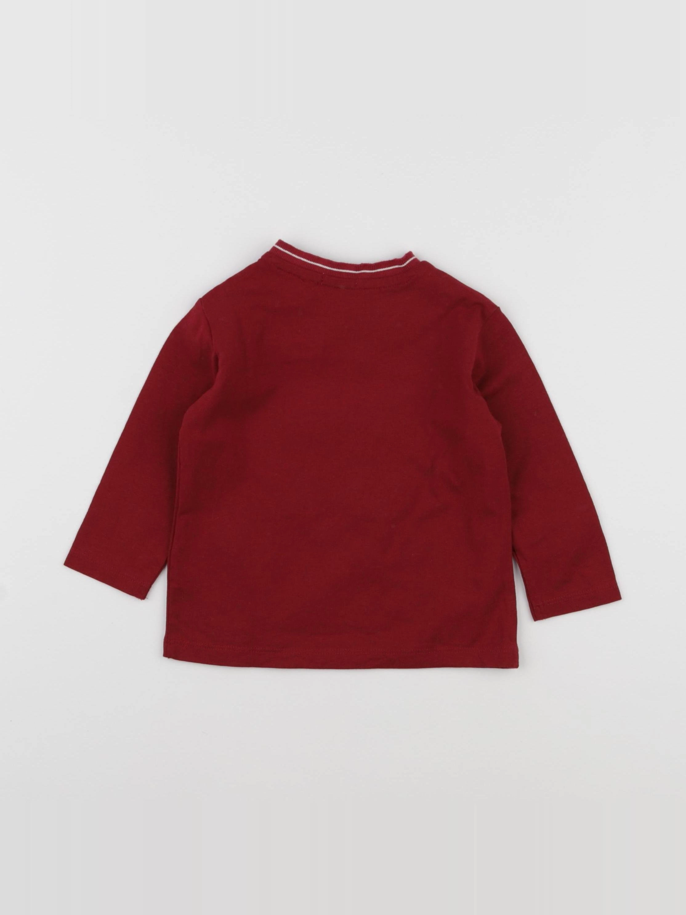 IKKS - tee-shirt rouge - 12 mois