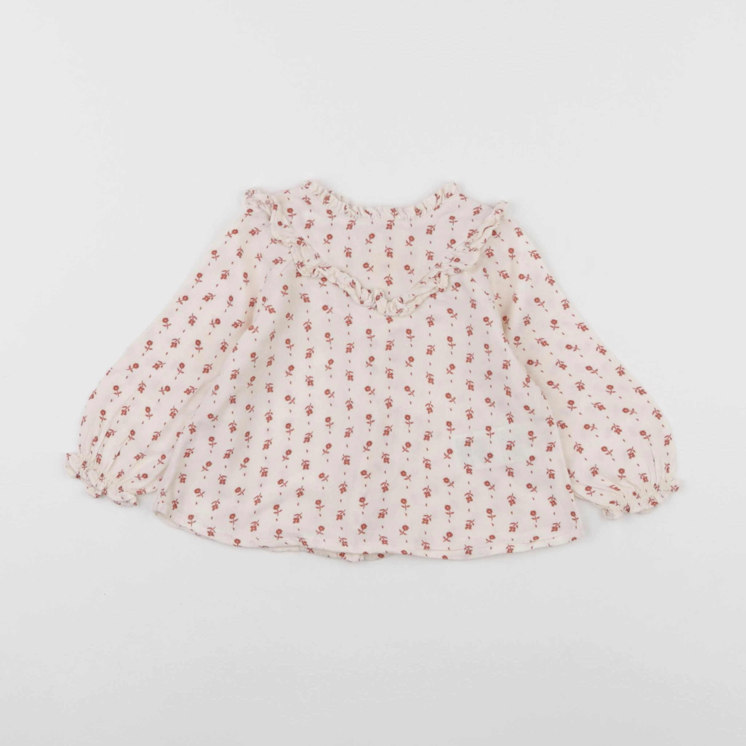 Vertbaudet - blouse multicolore - 9 mois