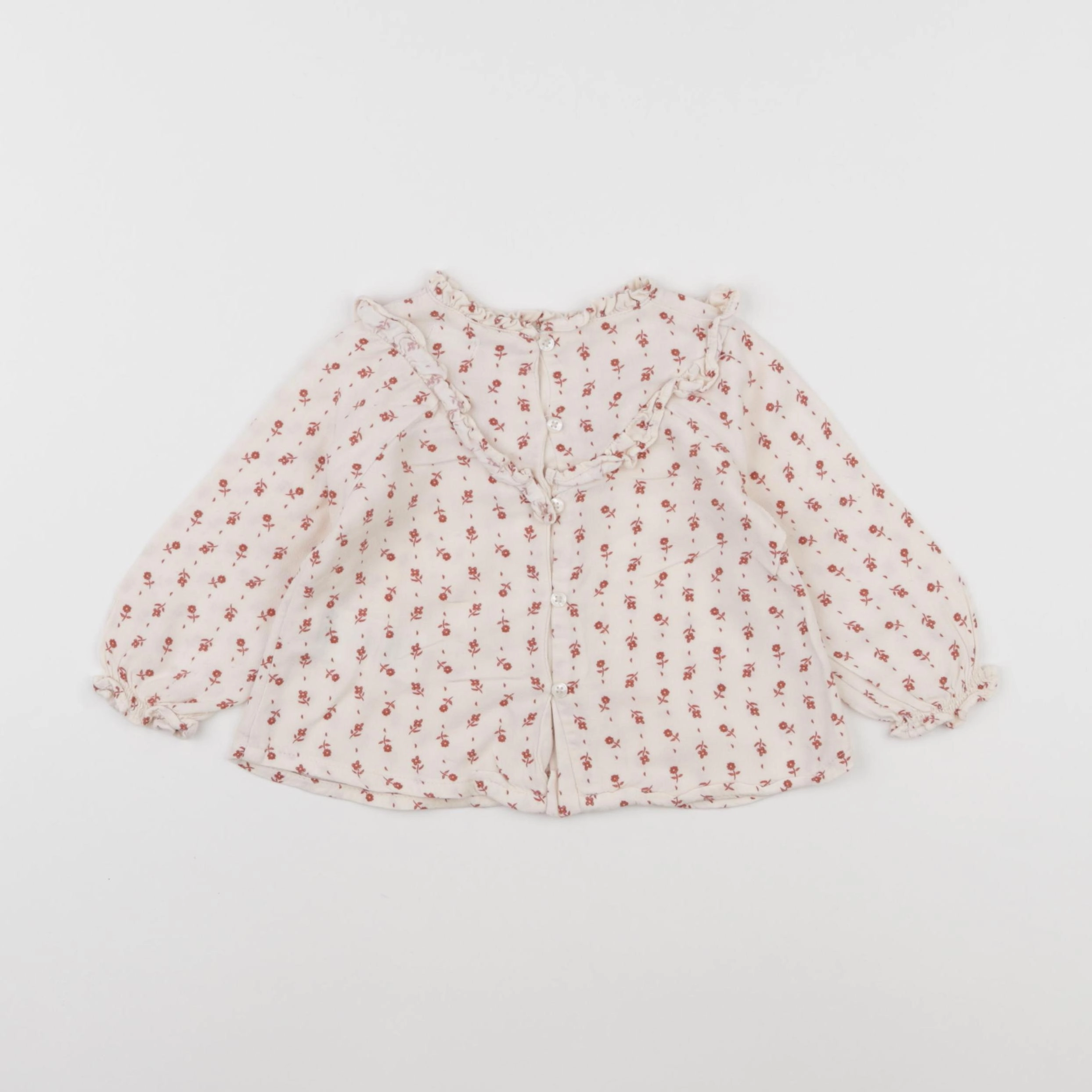 Vertbaudet - blouse multicolore - 9 mois