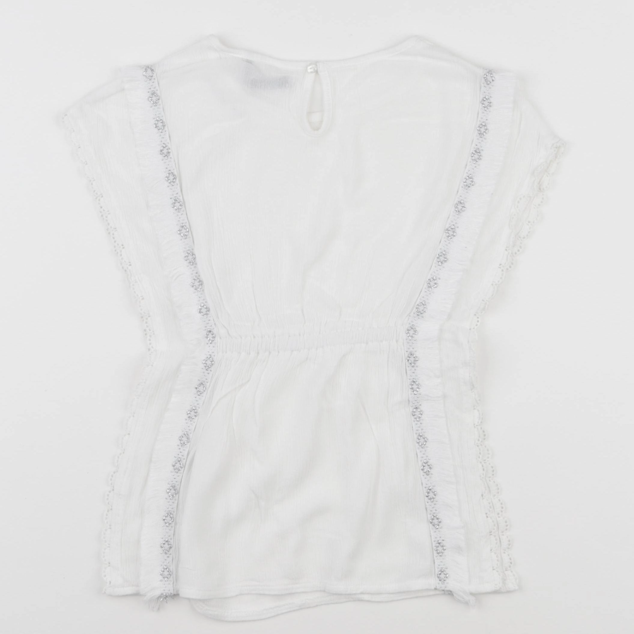 IKKS - blouse blanc - 8 ans