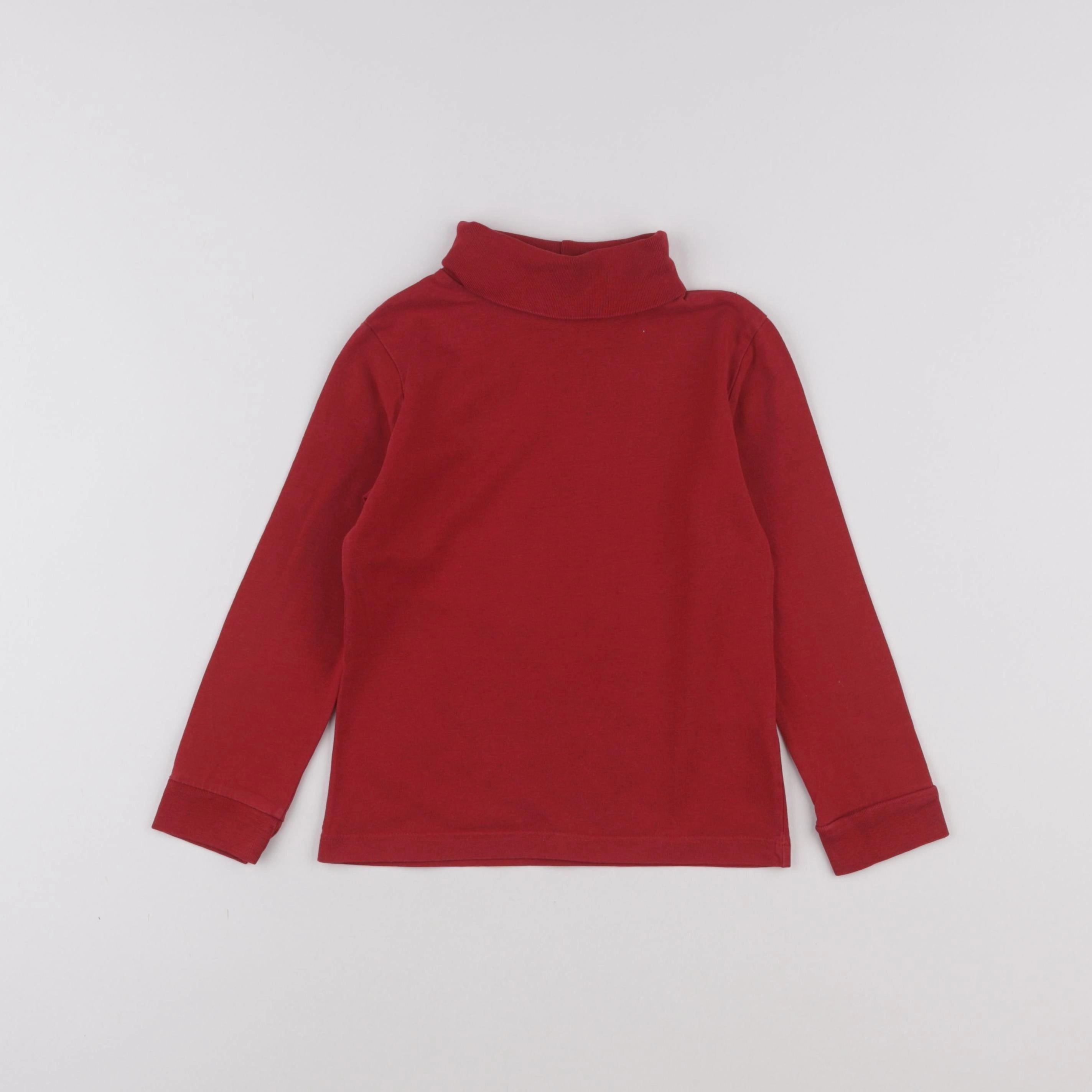 Monoprix - sous-pull rouge - 4 ans