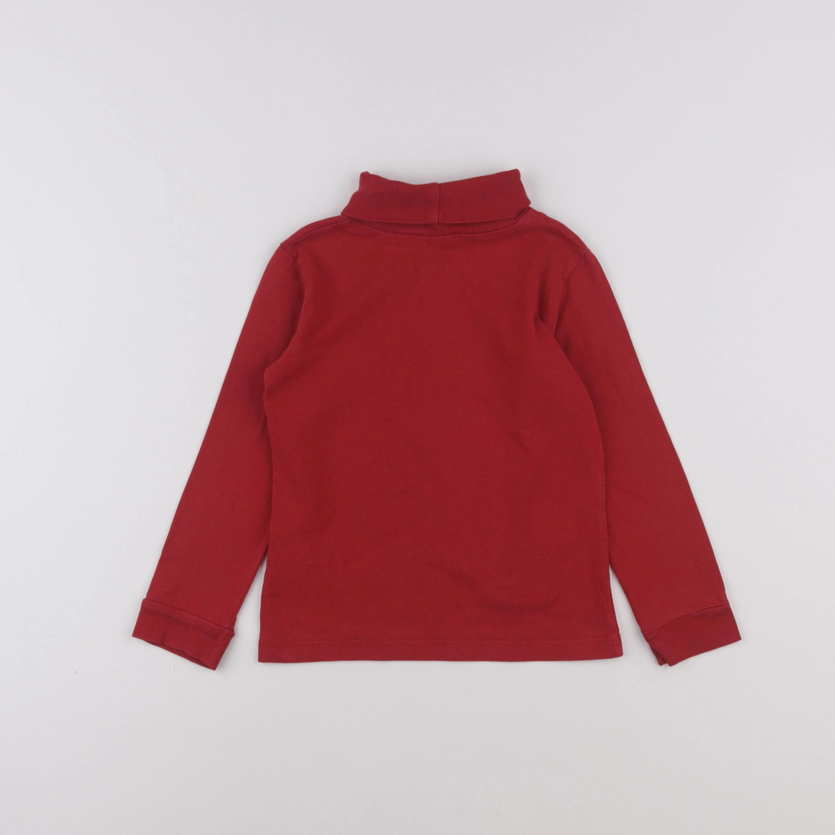 Monoprix - sous-pull rouge - 4 ans