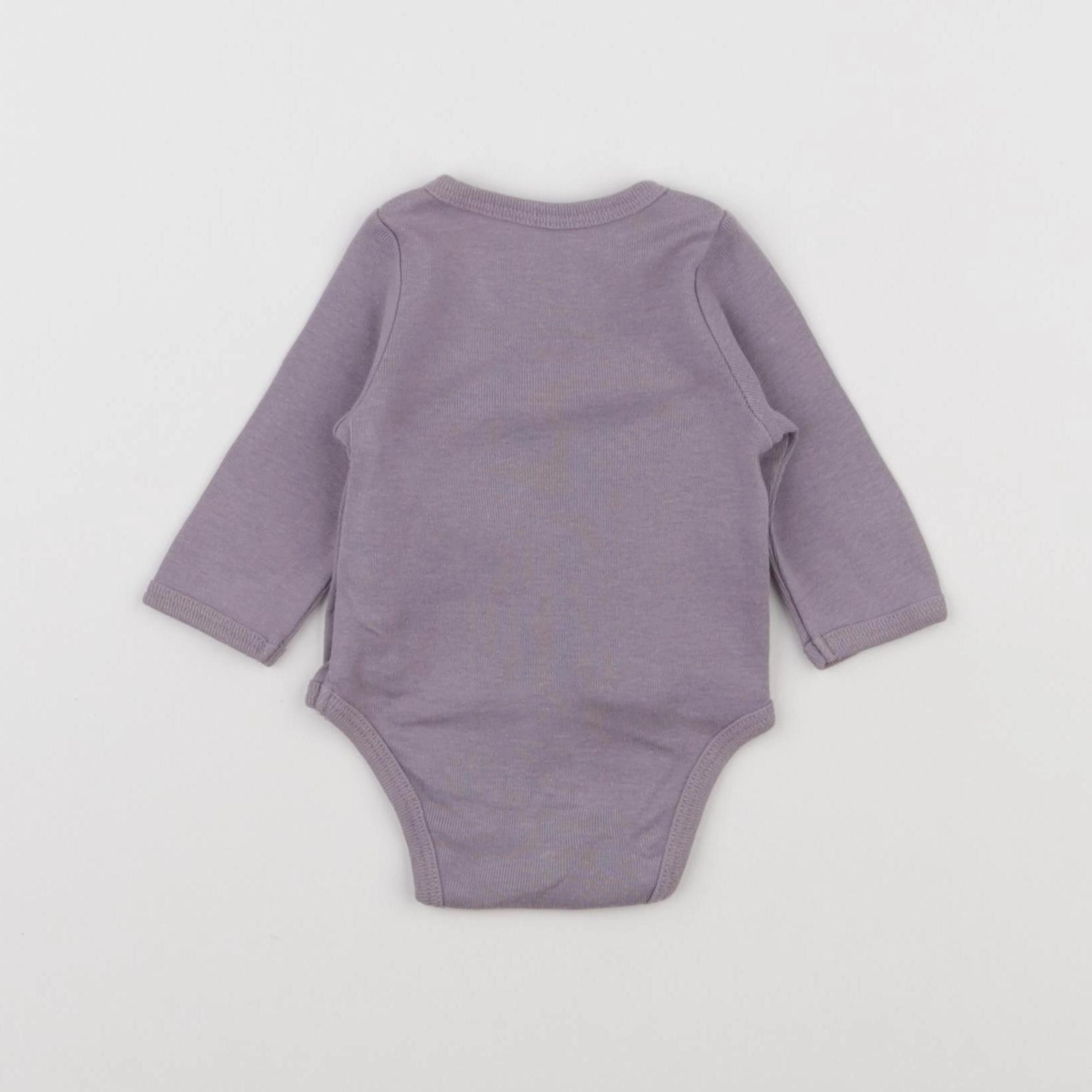Vertbaudet - body violet - 0 mois