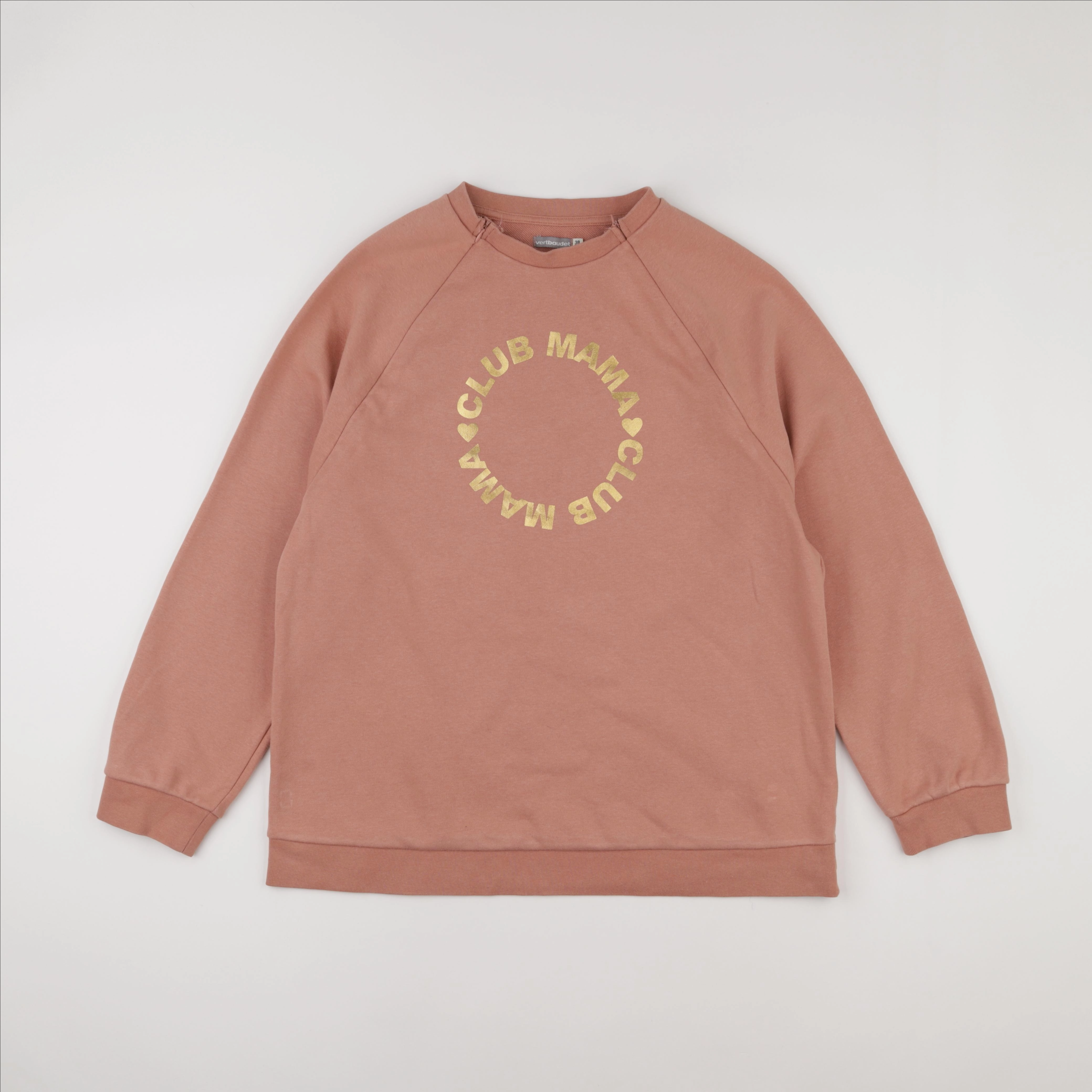 Vertbaudet - sweat grossesse rose - 38 à 40