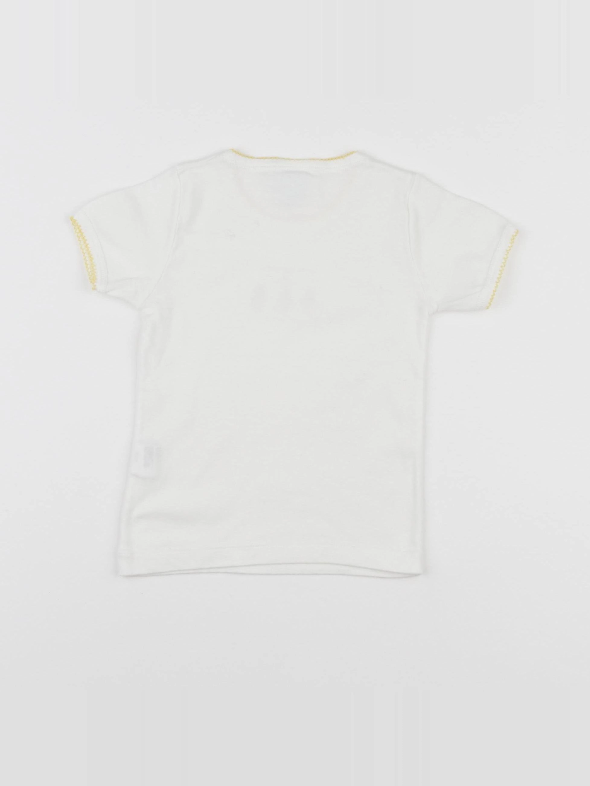 Petit Bateau - maillot de corps blanc - 2 ans