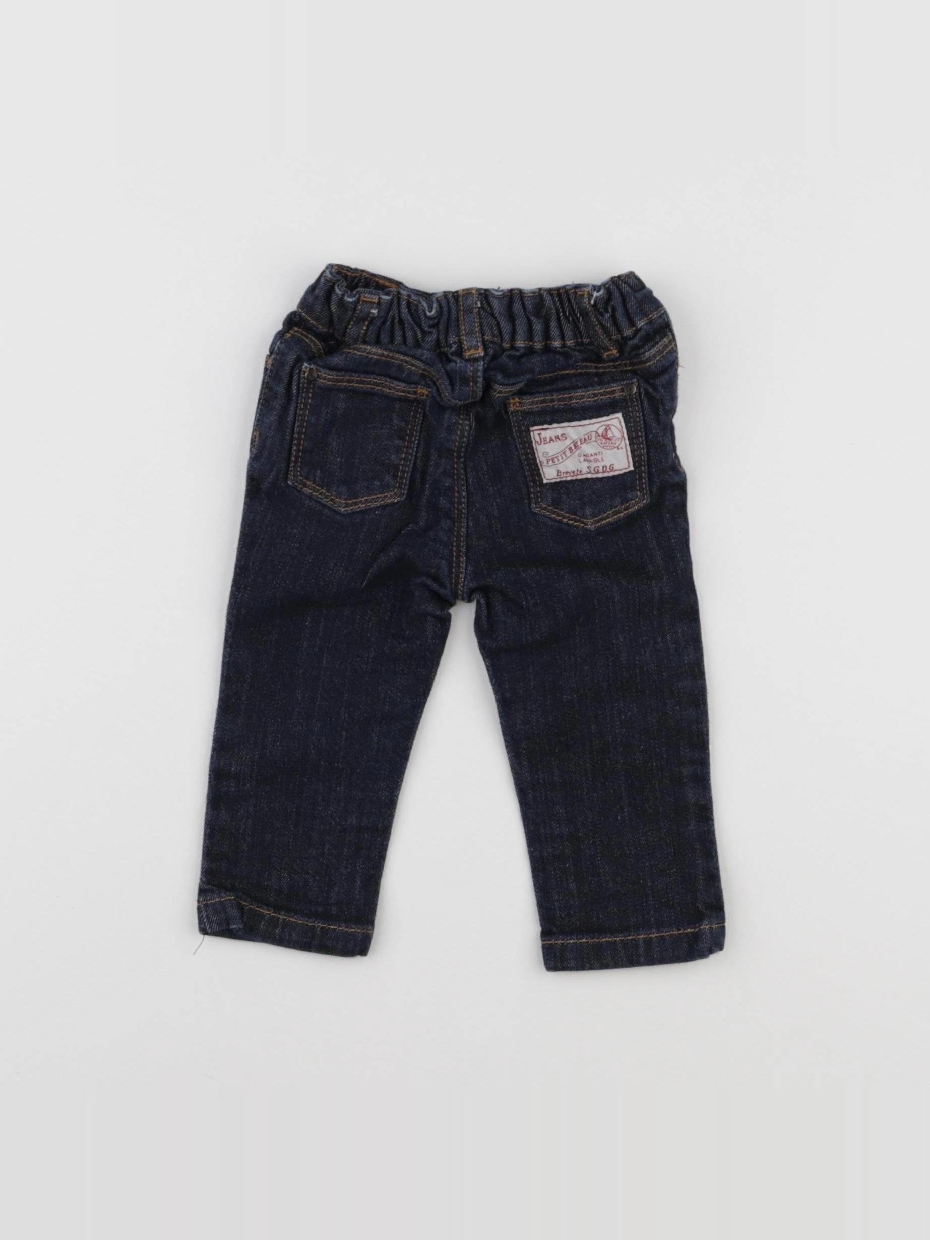 Petit Bateau - jean bleu - 6 mois