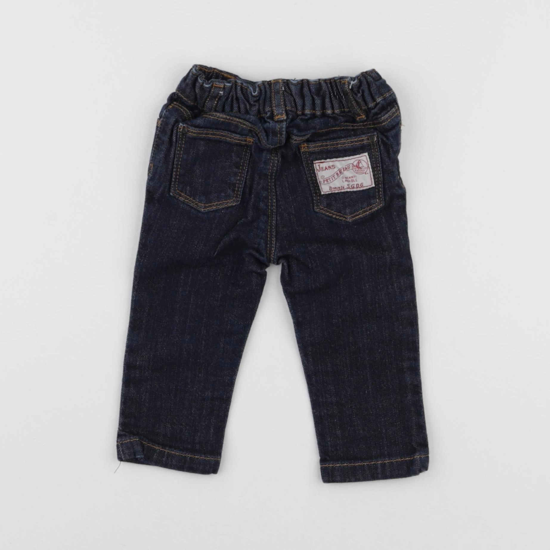 Petit Bateau - jean bleu - 6 mois