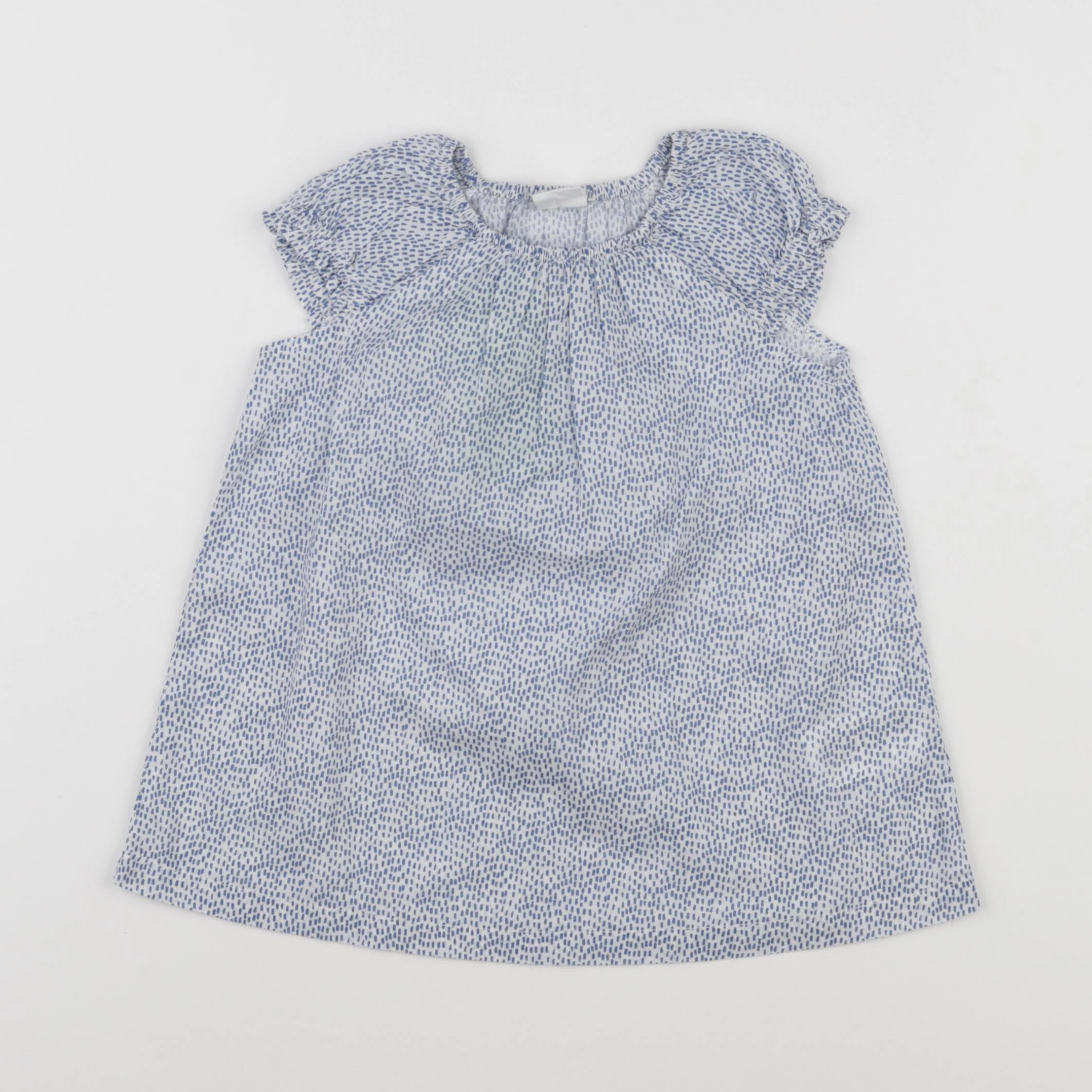 H&M - robe bleu - 3/6 mois